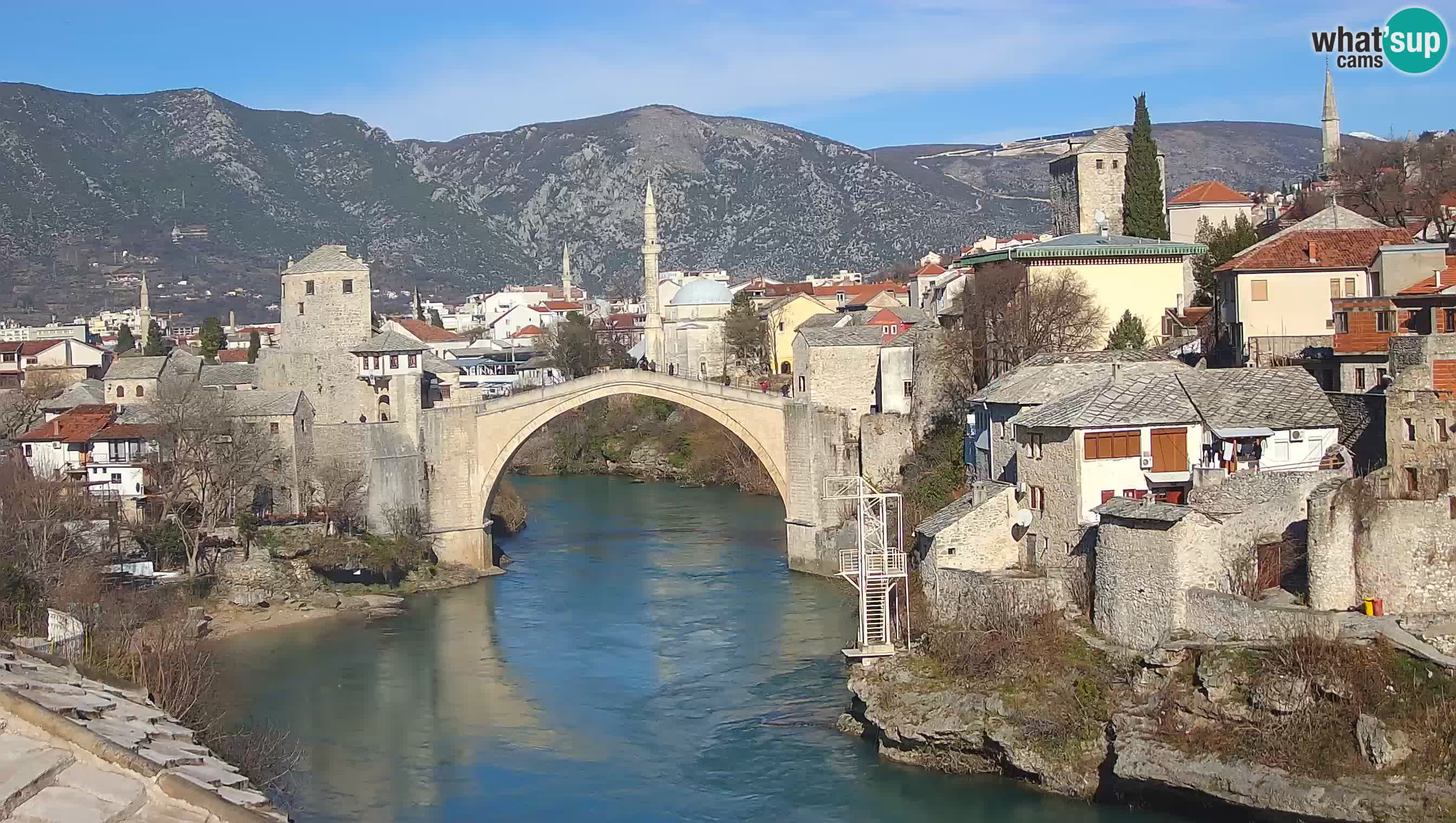 Spletna kamera Mostar – Stari Most in reka Neretva