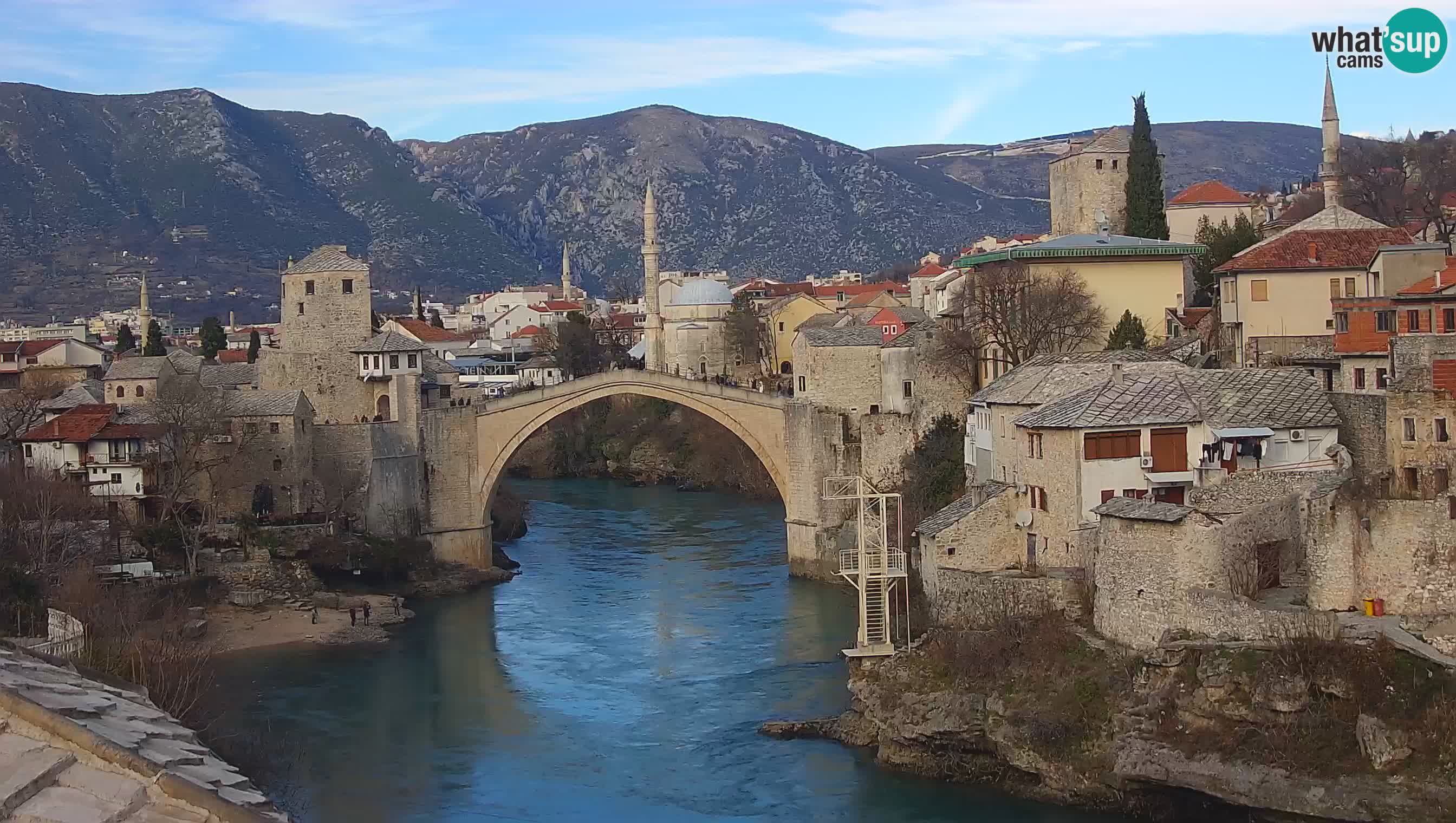 Mostar webcam – LIVE Old Bridge and Neretva river