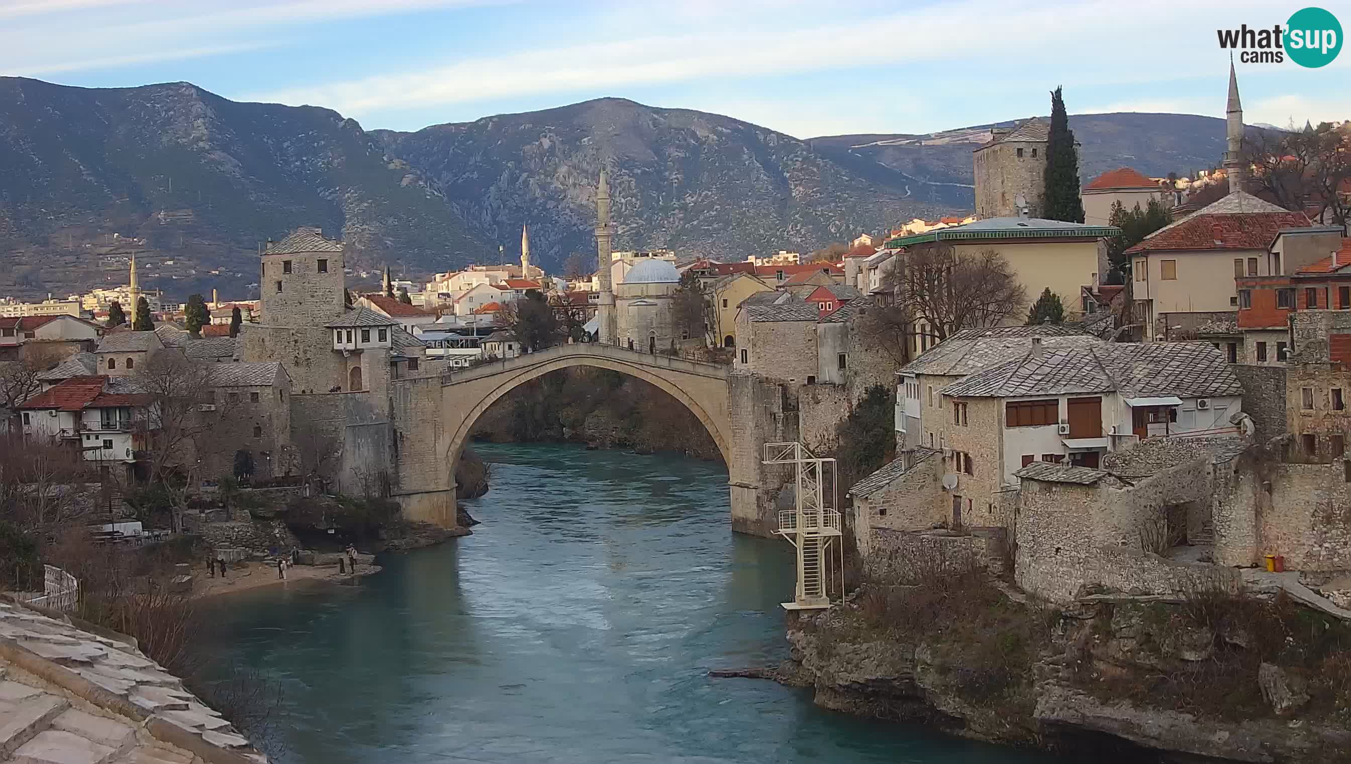 Mostar webcam – LIVE Old Bridge and Neretva river