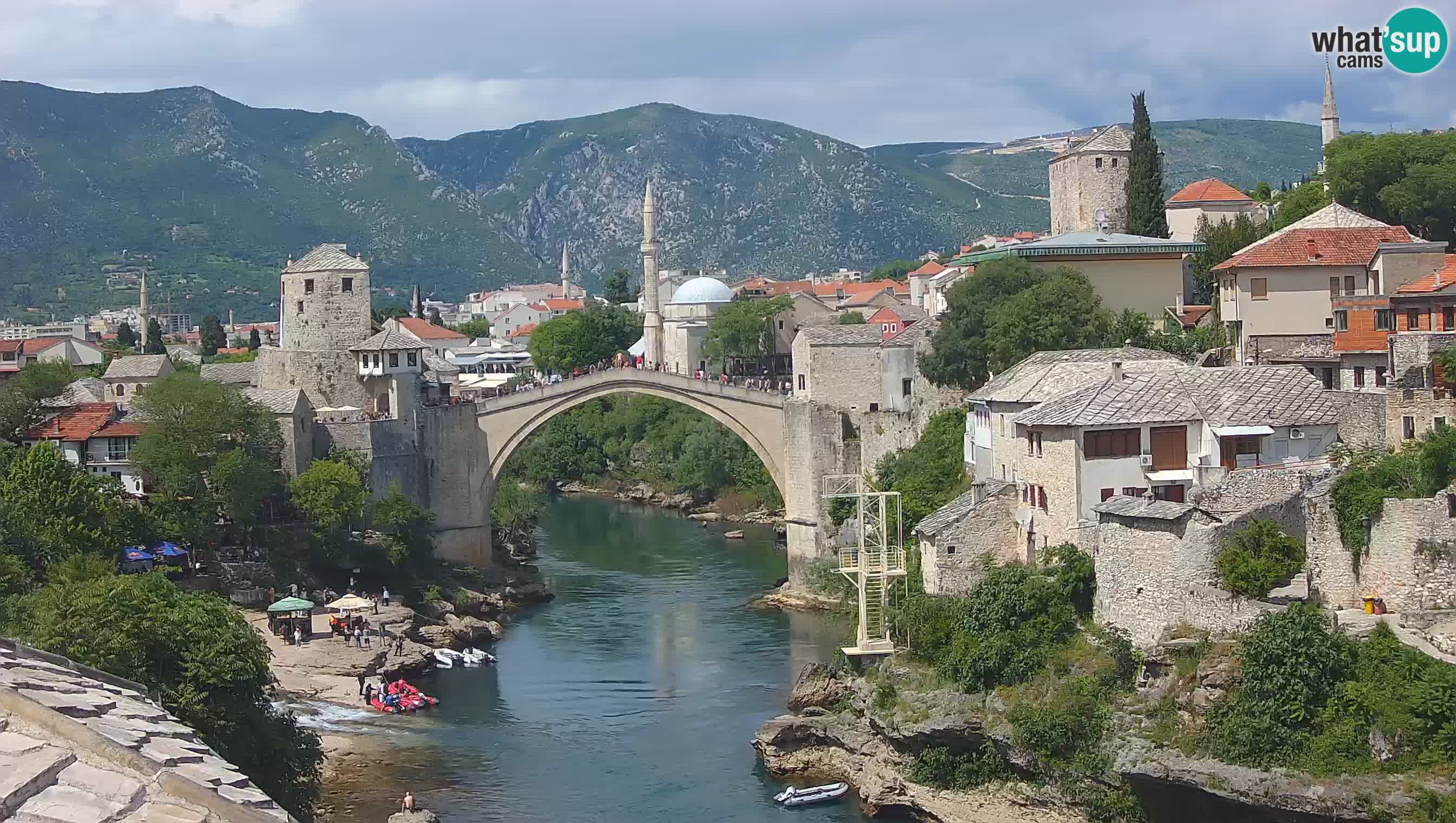 Mostar webcam – LIVE Old Bridge and Neretva river