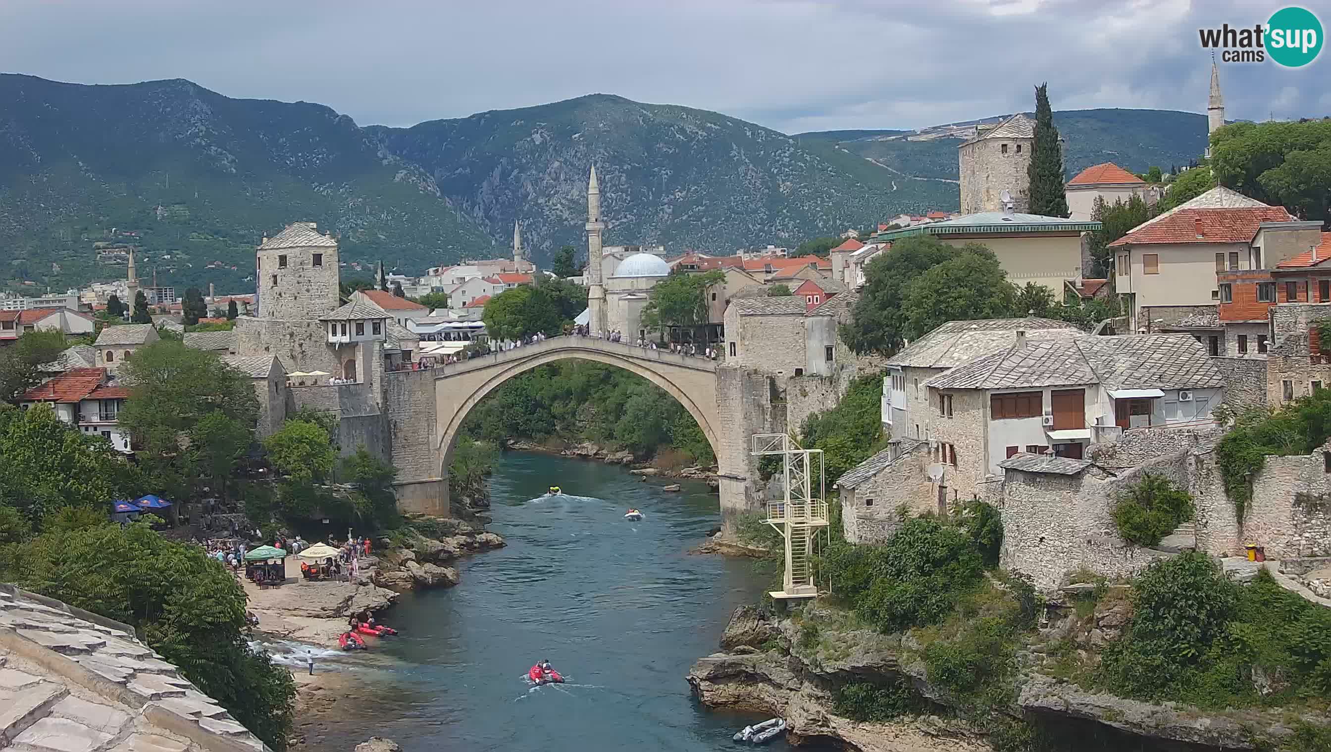 Webcam Mostar – Il Ponte Vecchio sul fiume Neretva