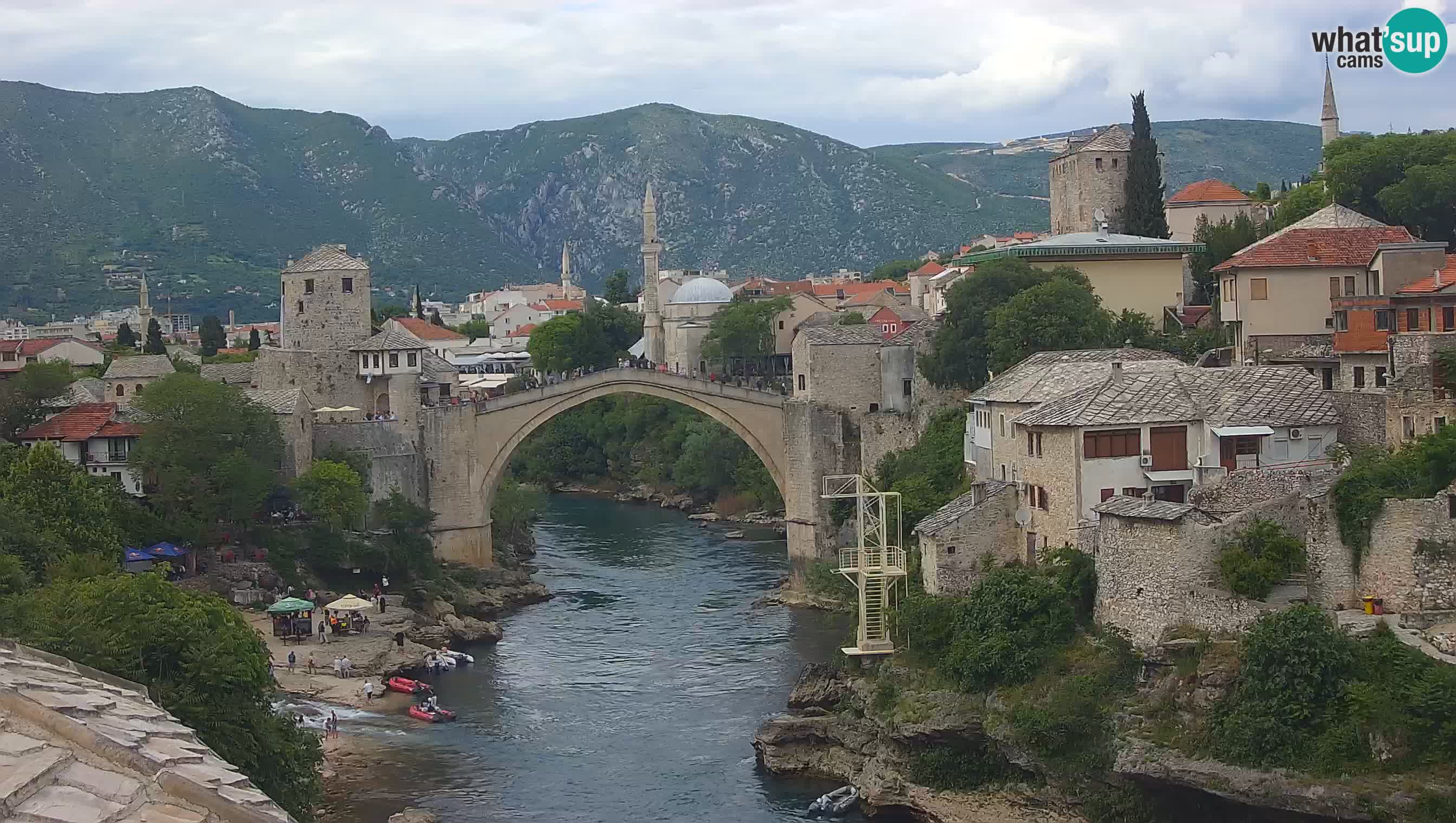 Webcam Mostar – Il Ponte Vecchio sul fiume Neretva