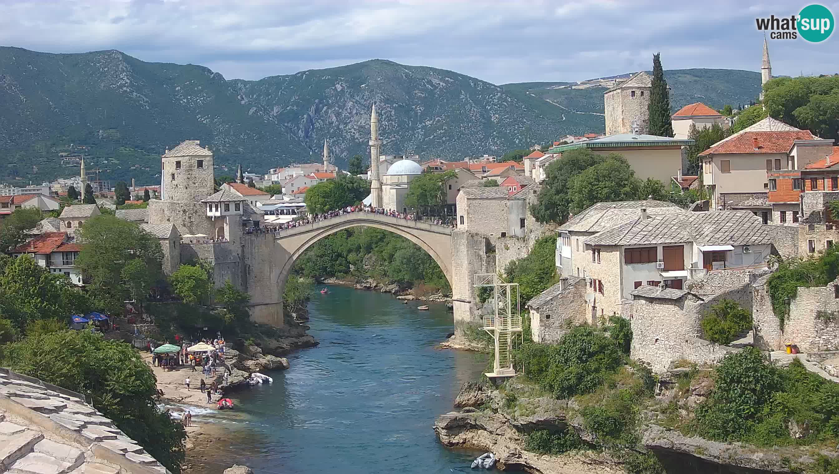 Spletna kamera Mostar – Stari Most in reka Neretva