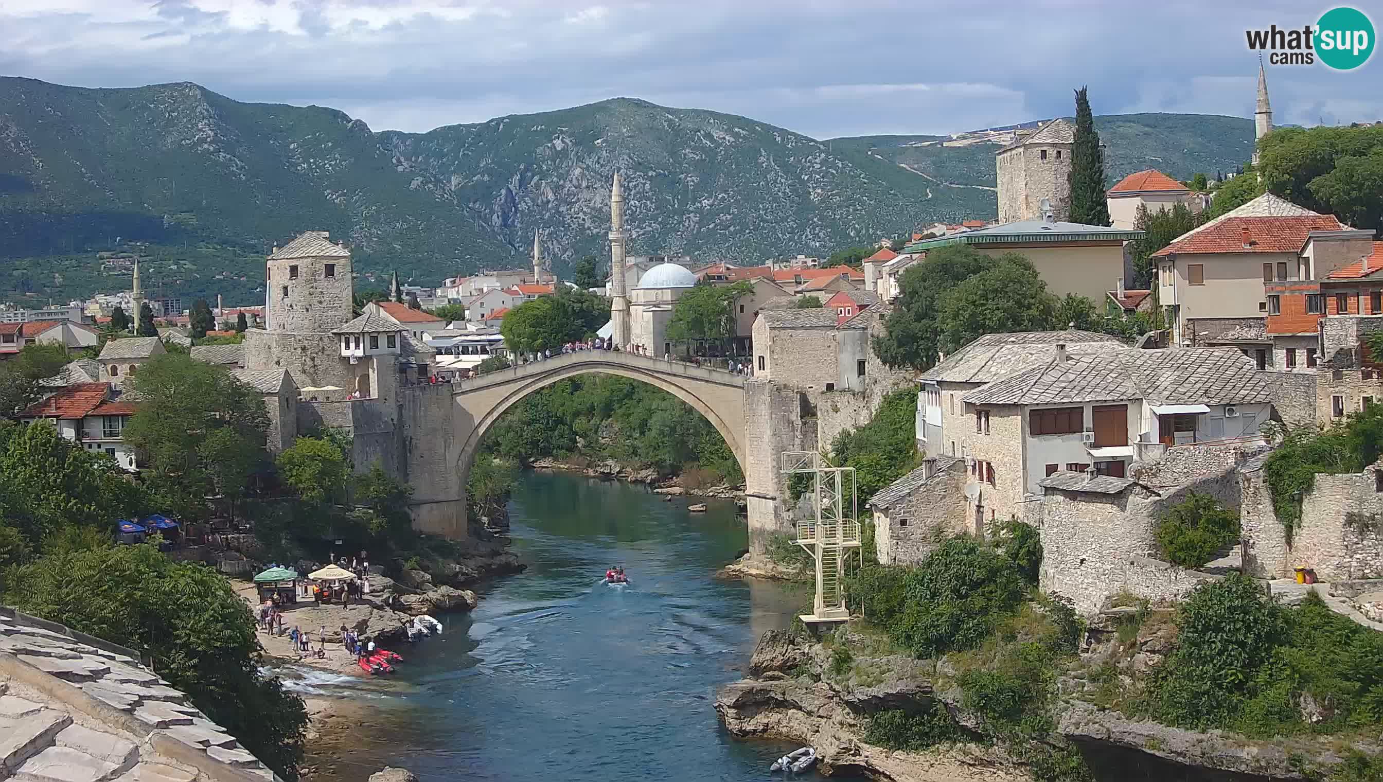 Mostar webcam – LIVE Old Bridge and Neretva river