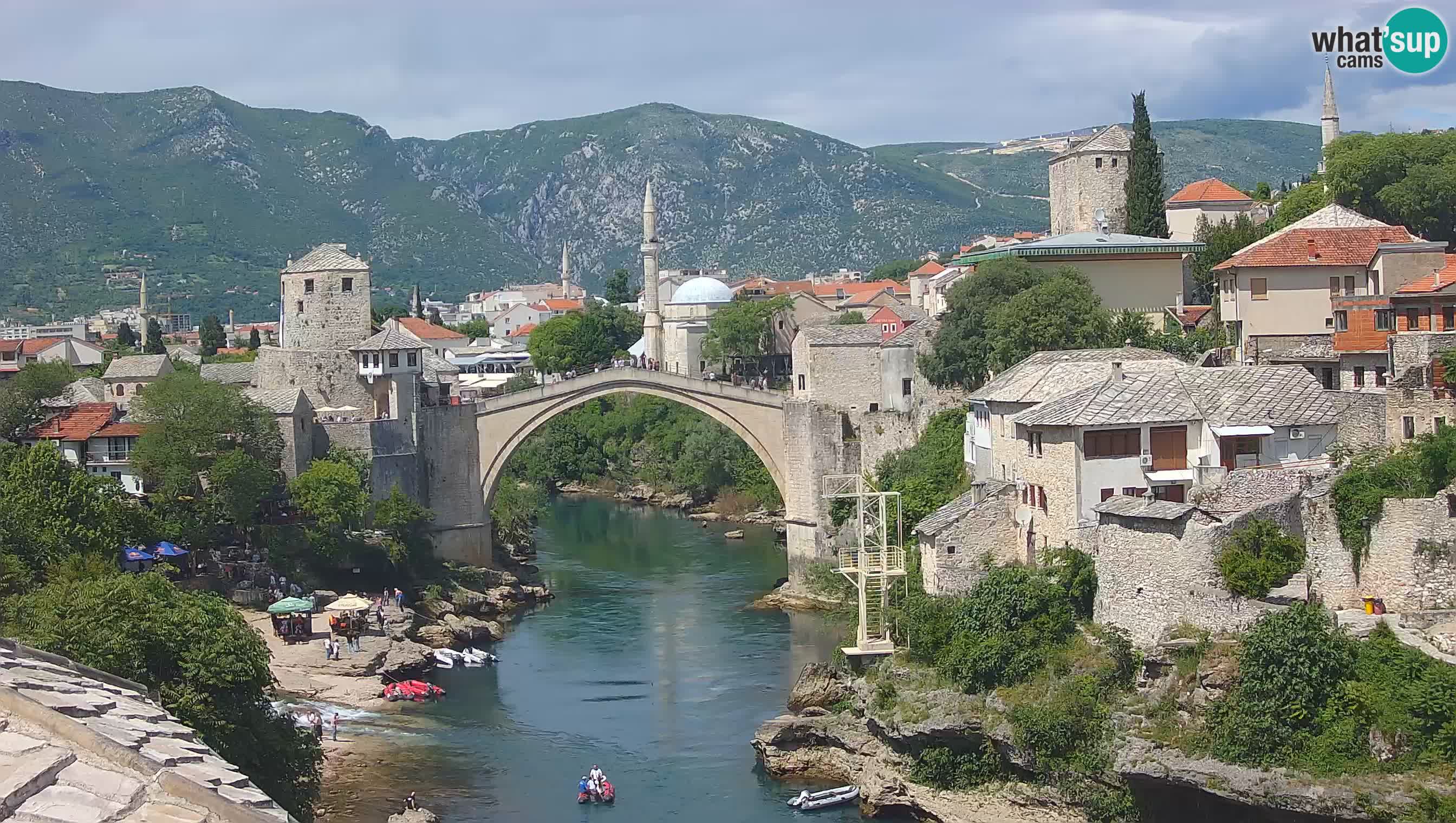 Mostar webcam – LIVE Old Bridge and Neretva river