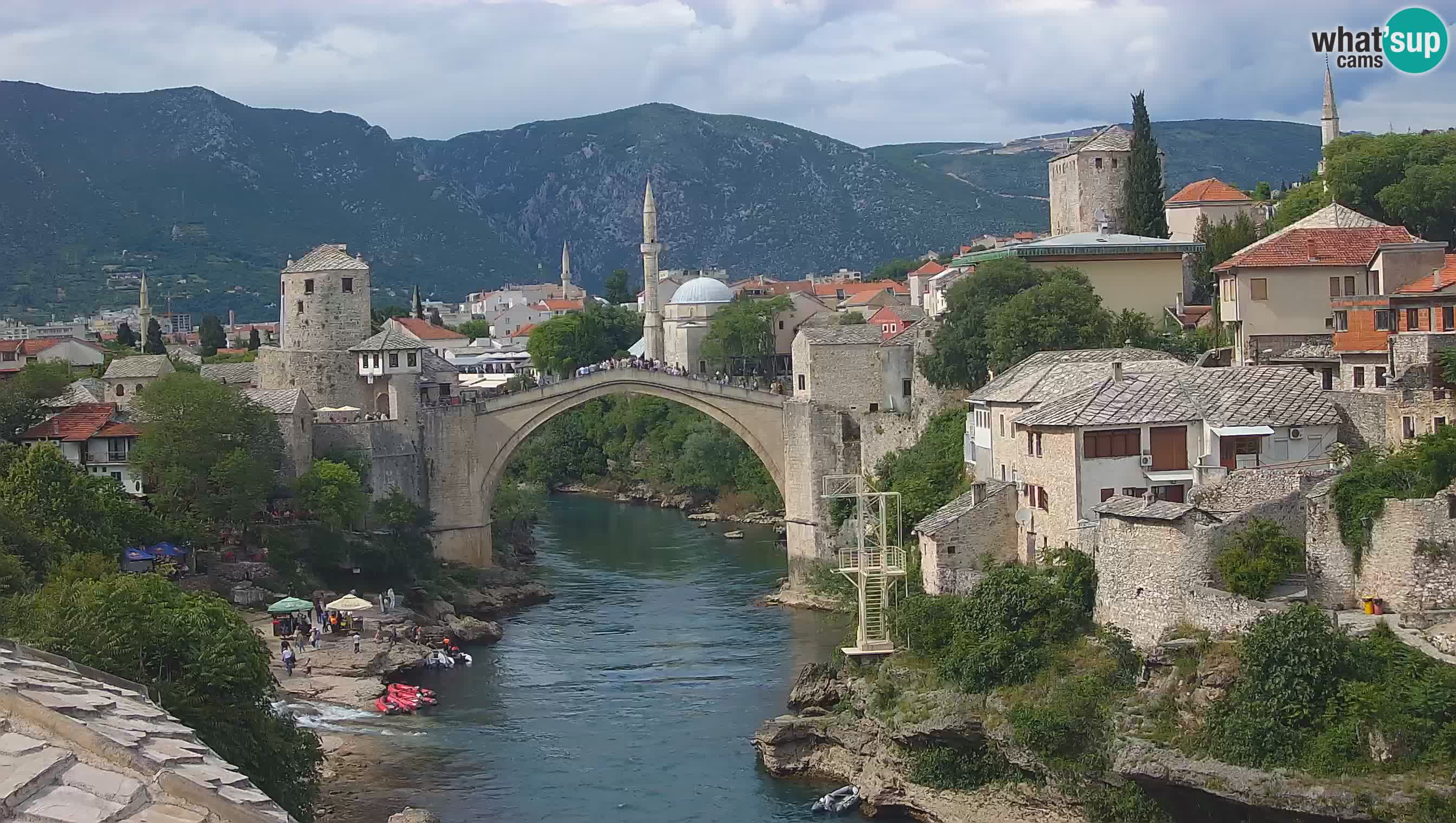 Spletna kamera Mostar – Stari Most in reka Neretva