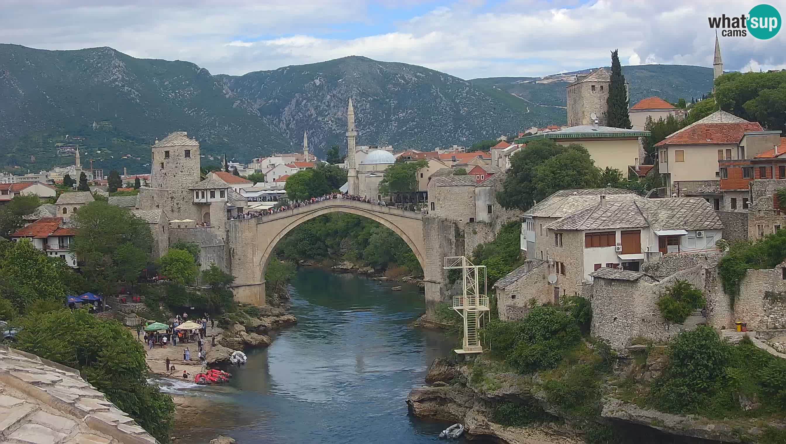 Mostar webcam – LIVE Old Bridge and Neretva river