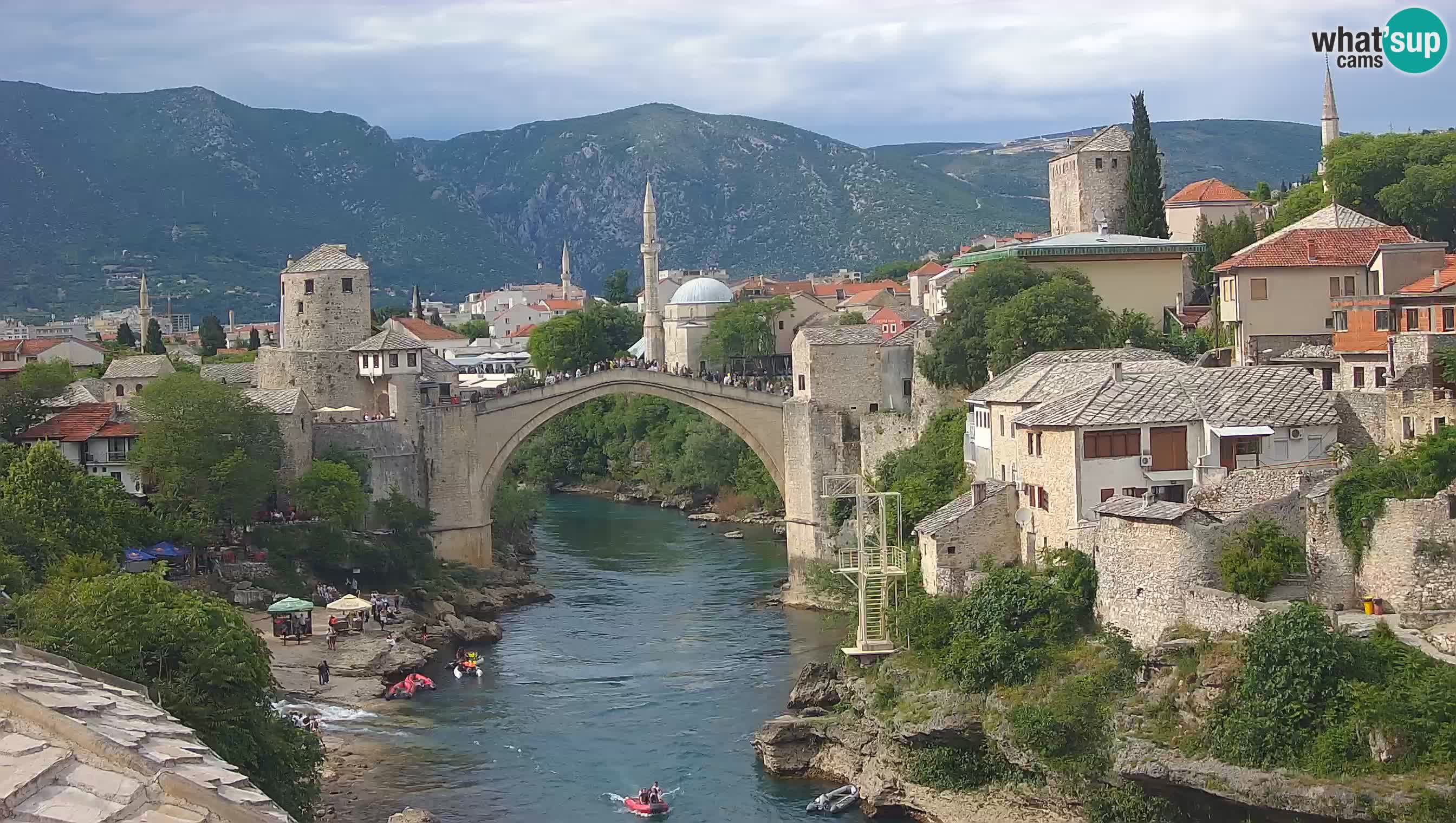 Mostar webcam – LIVE Old Bridge and Neretva river