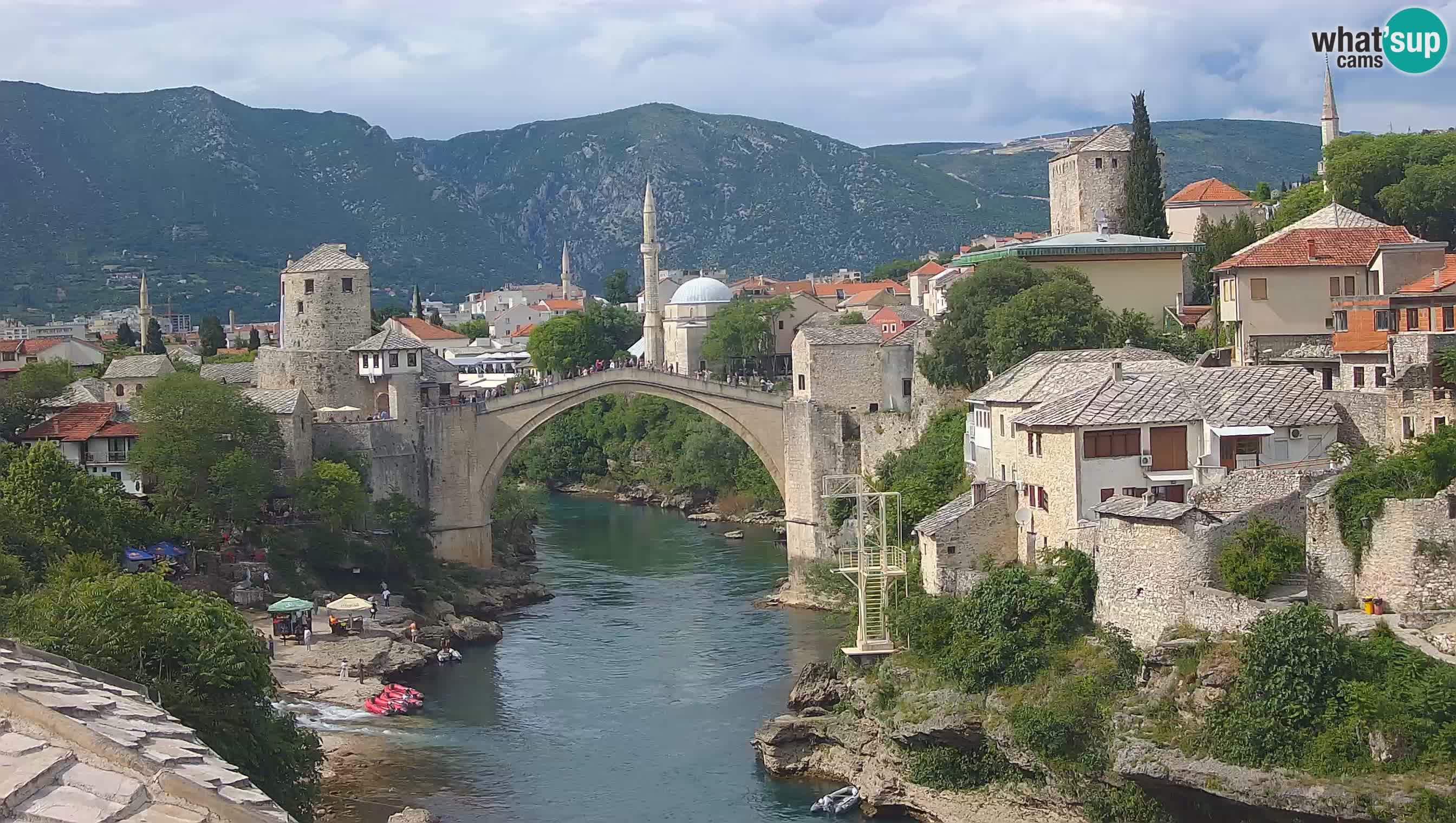 Spletna kamera Mostar – Stari Most in reka Neretva