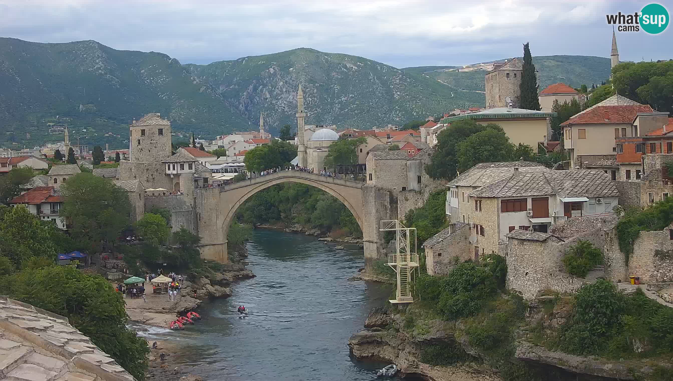 Mostar webcam – LIVE Old Bridge and Neretva river