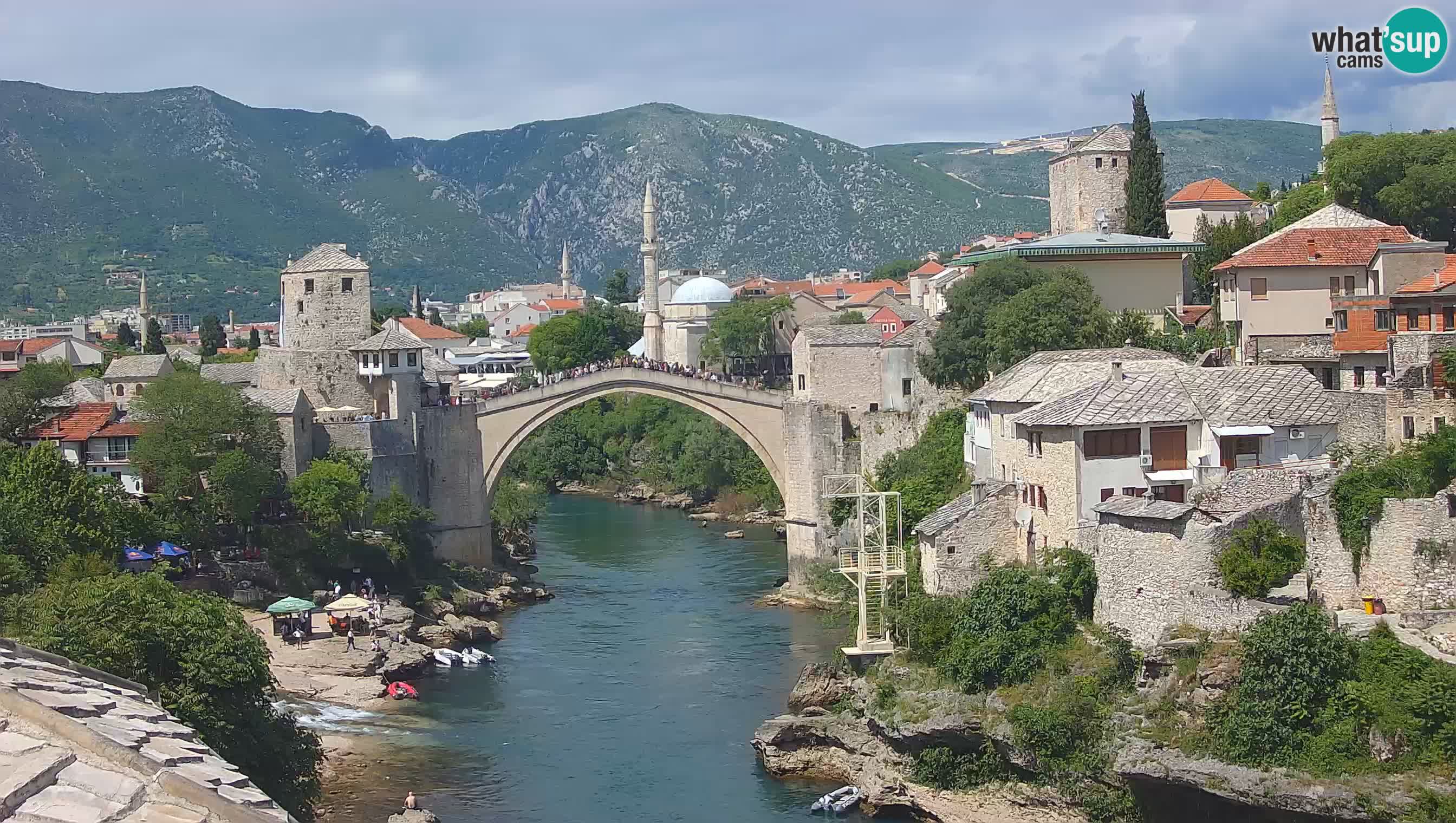 Mostar webcam – LIVE Old Bridge and Neretva river