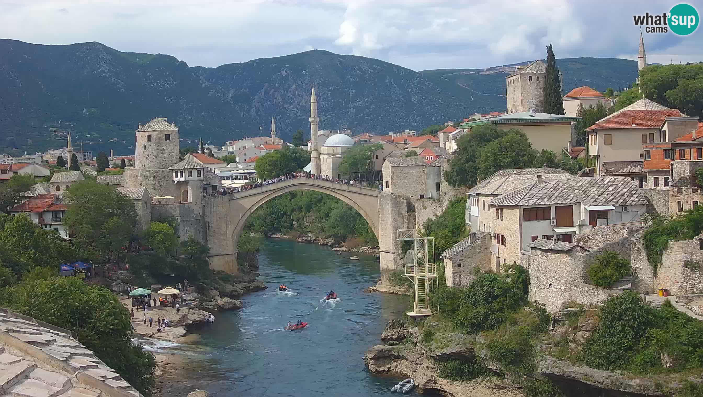 Webcam Mostar – Il Ponte Vecchio sul fiume Neretva