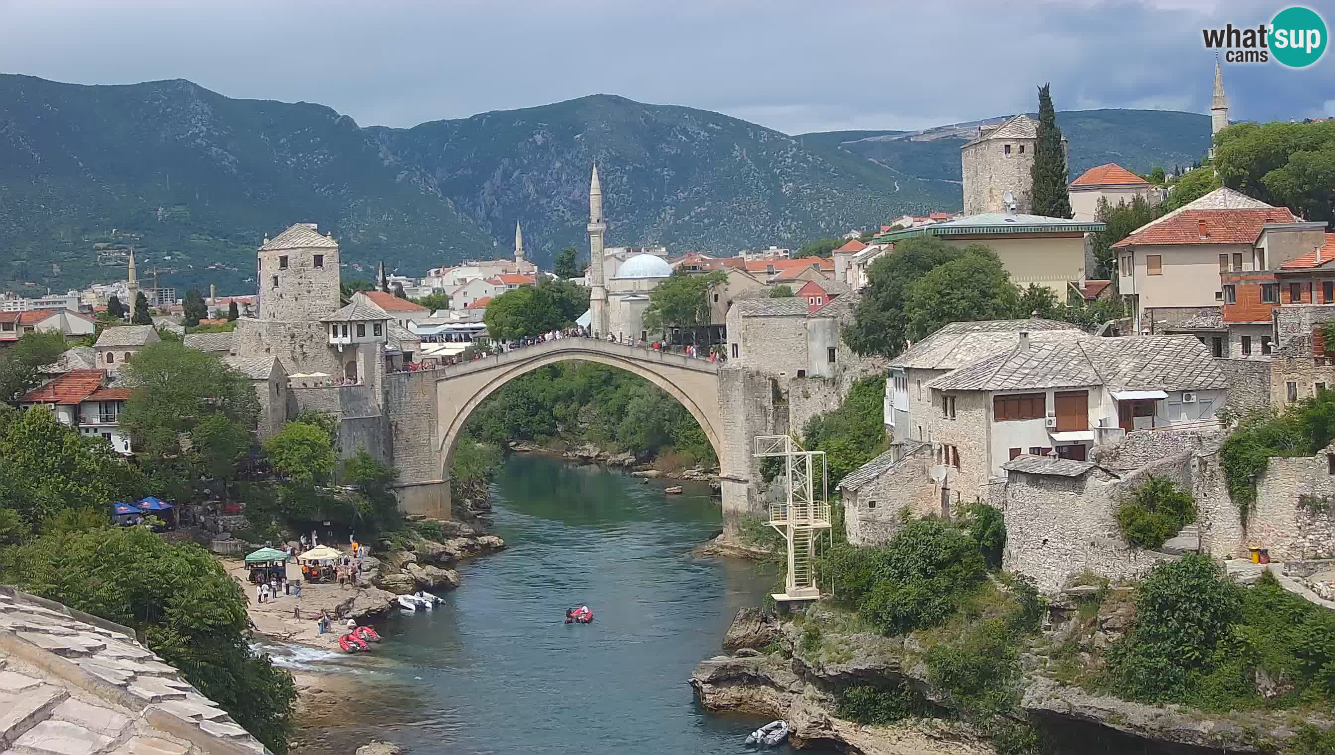 Mostar web kamera – Stari Most i rijeka Neretva – Goa Mostar