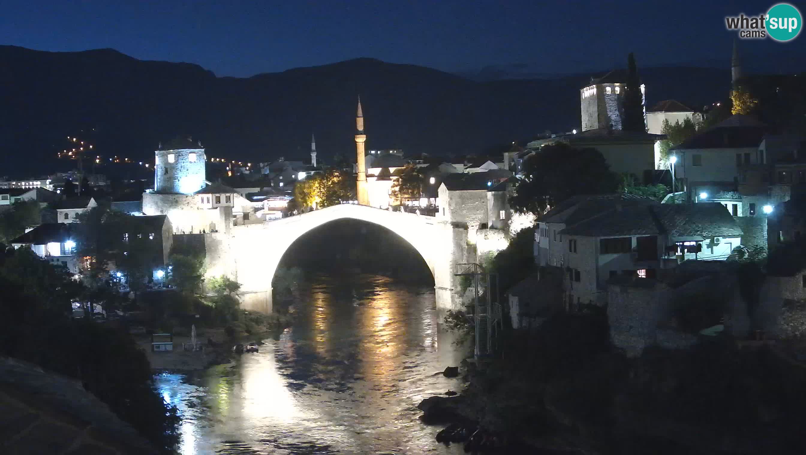 Cámara web de Mostar – El Viejo Puente sobre el río Neretva