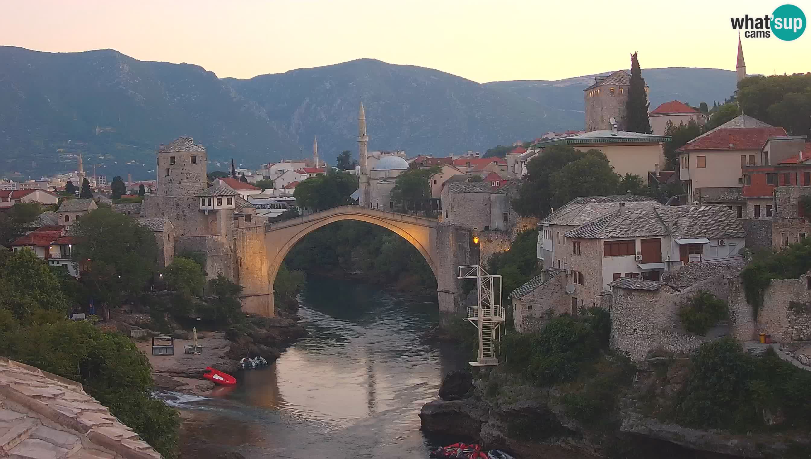 Webcam Mostar – Il Ponte Vecchio sul fiume Neretva