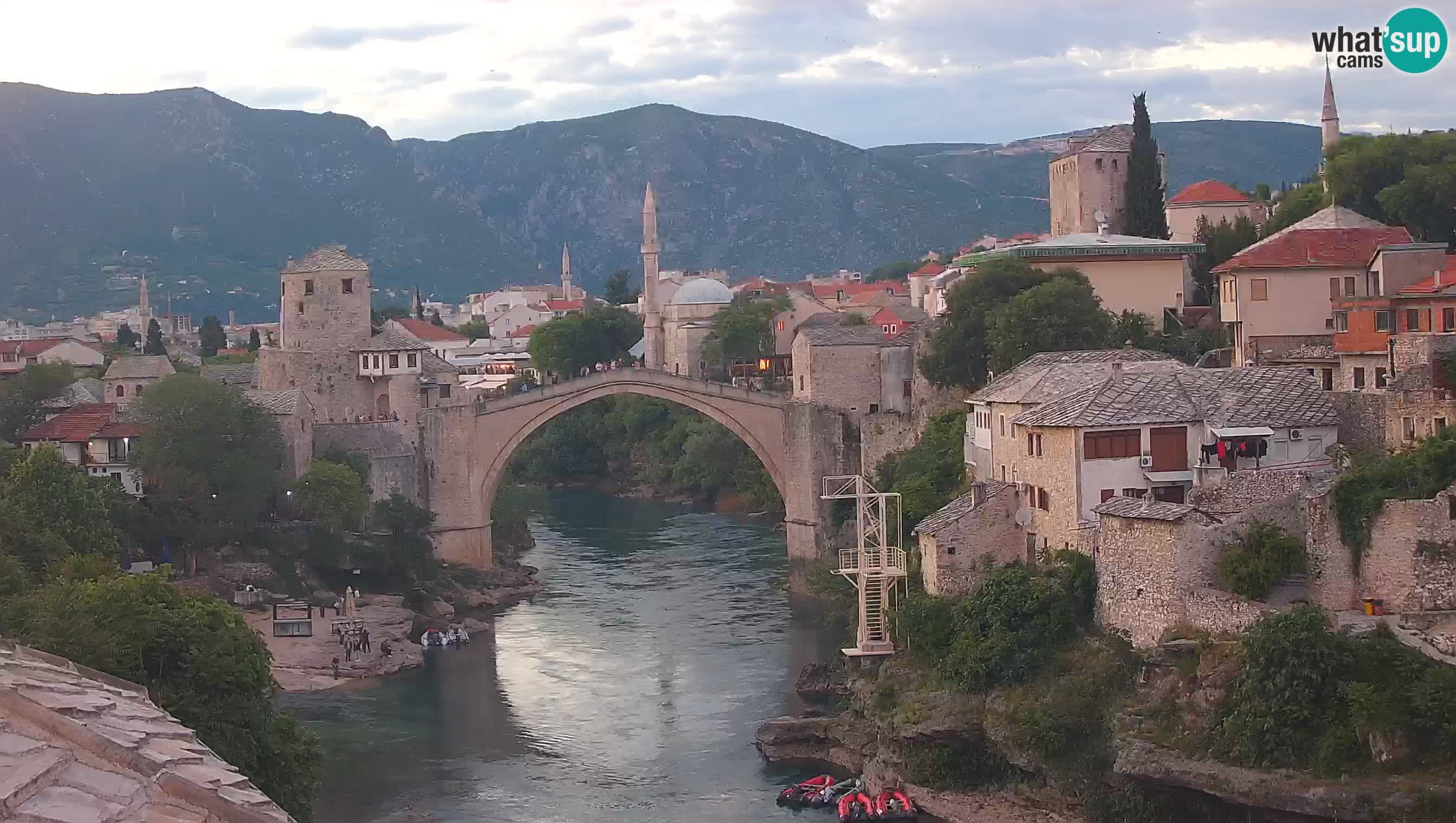 Mostar webcam – LIVE Old Bridge and Neretva river