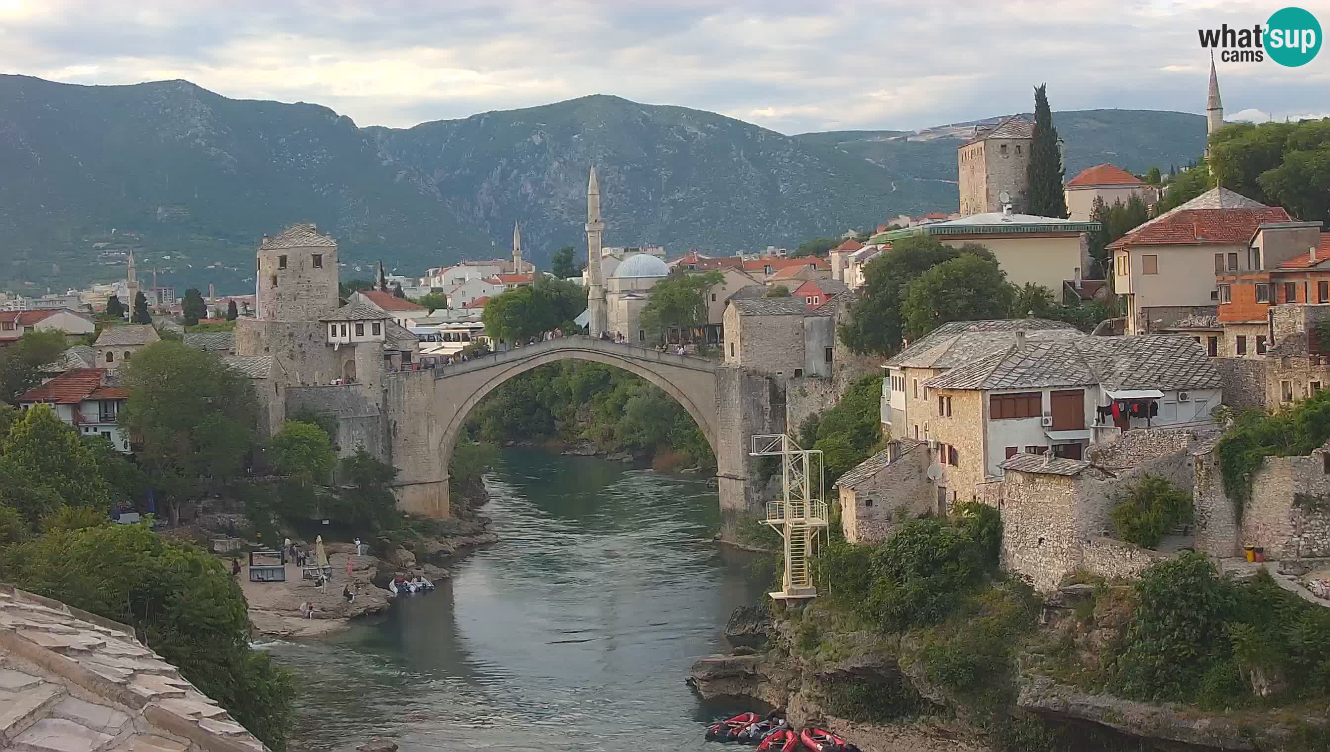 Mostar web kamera – Stari Most i rijeka Neretva – Goa Mostar