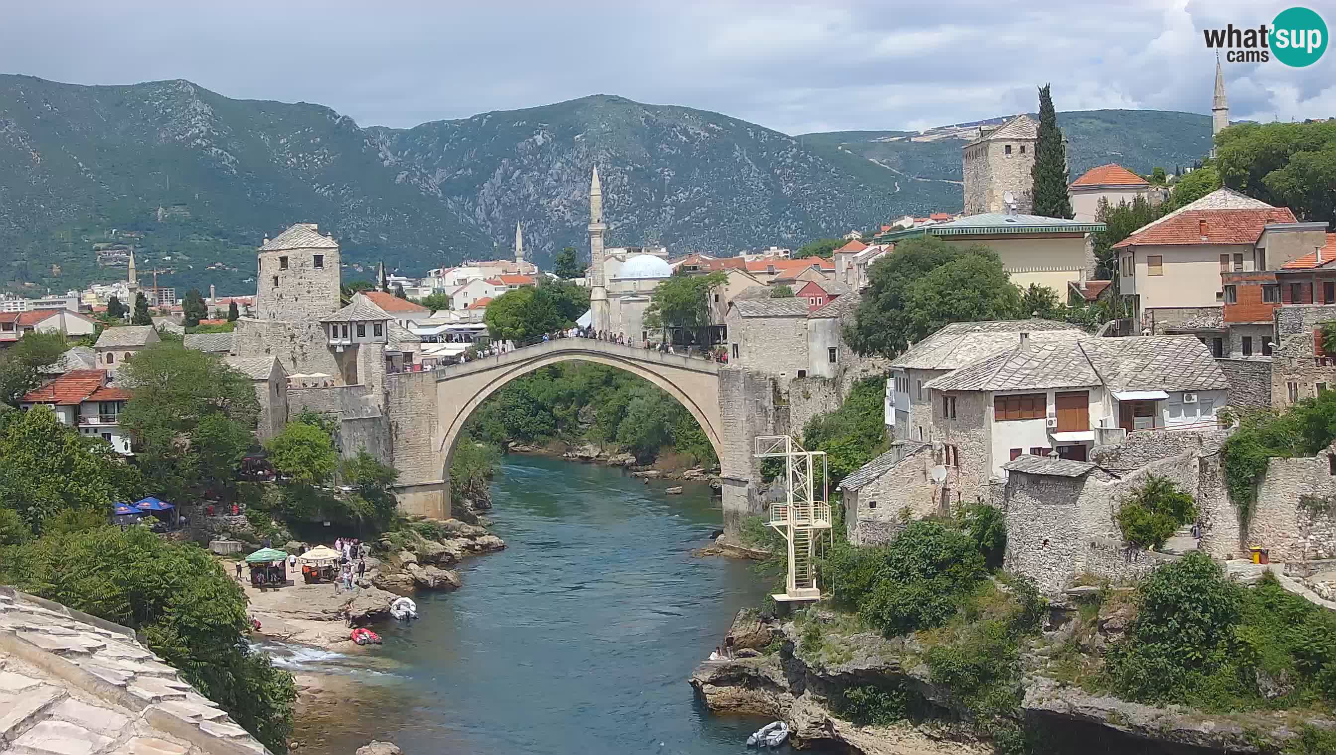 Mostar webcam – LIVE Old Bridge and Neretva river