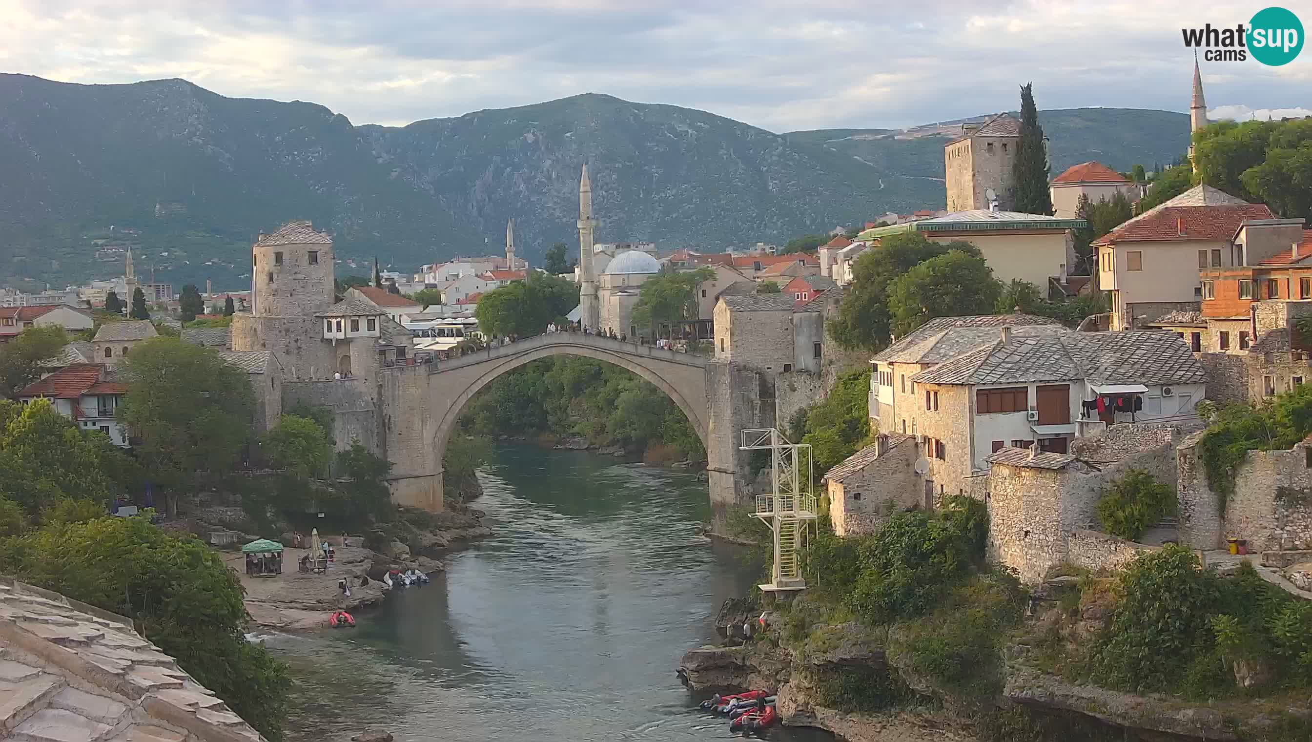 Mostar webcam – LIVE Old Bridge and Neretva river