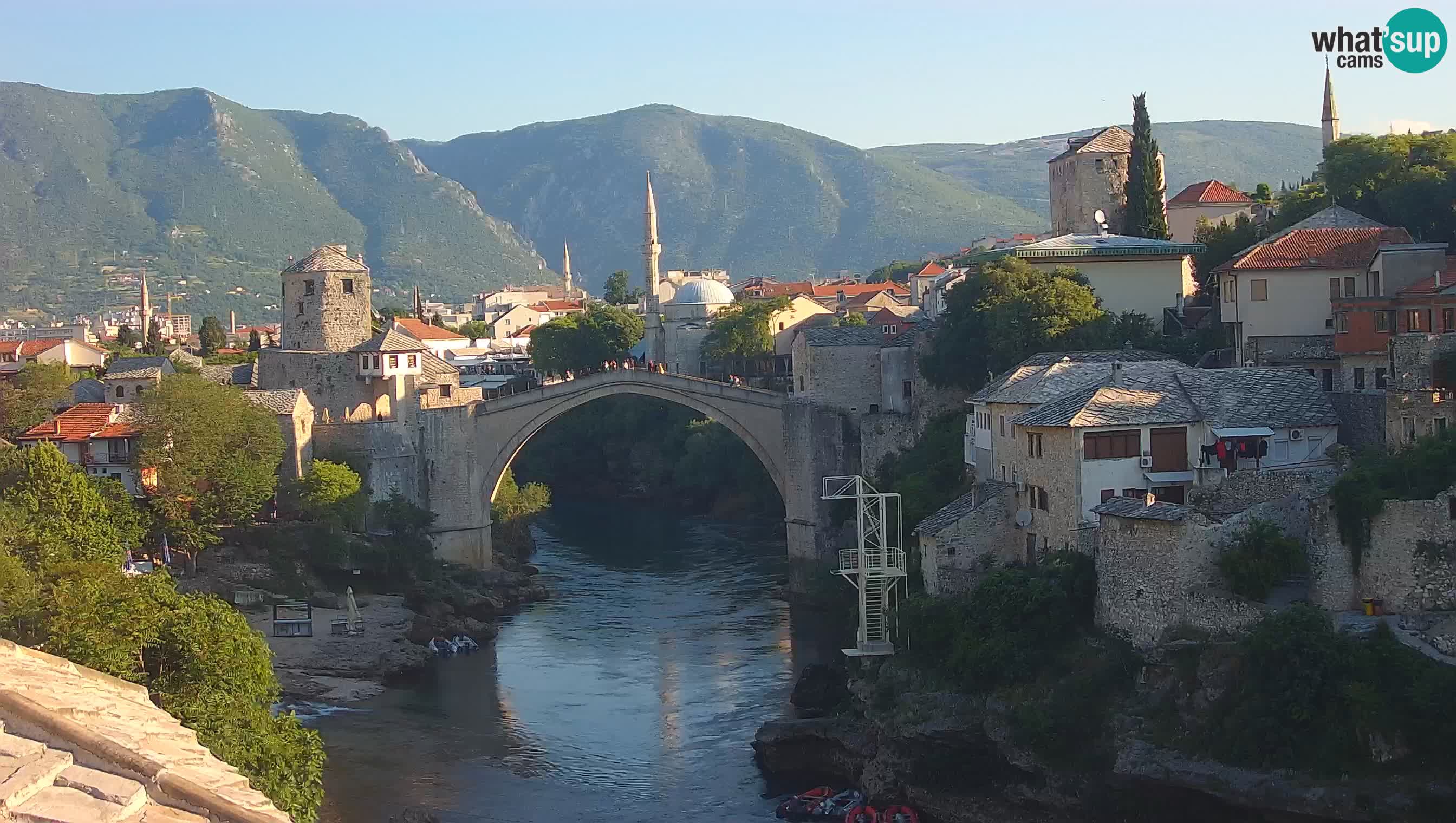 Spletna kamera Mostar – Stari Most in reka Neretva