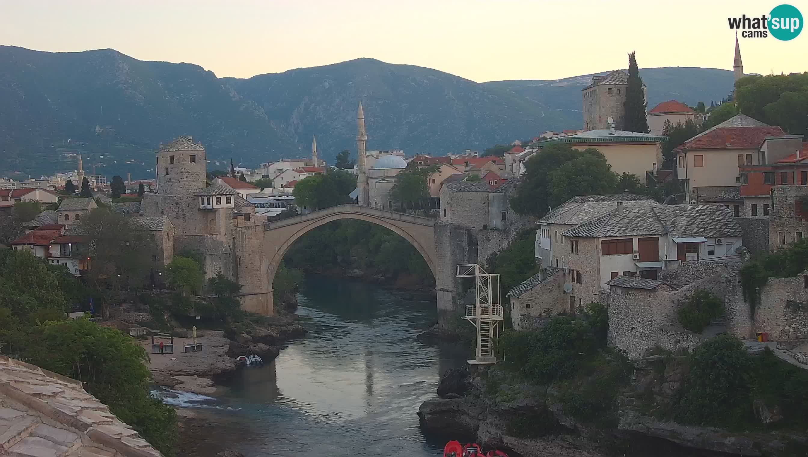 Mostar web kamera – Stari Most i rijeka Neretva – Goa Mostar
