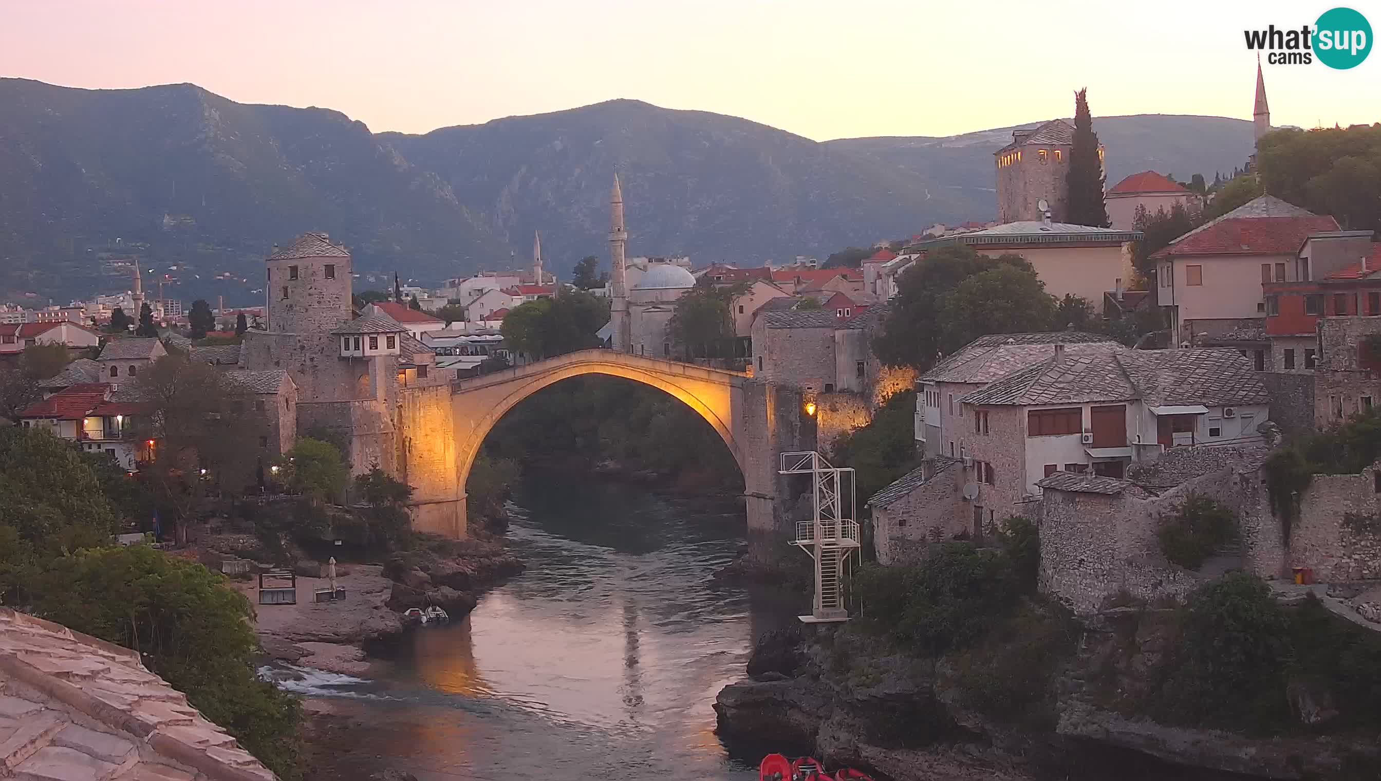 Webcam Mostar – Il Ponte Vecchio sul fiume Neretva