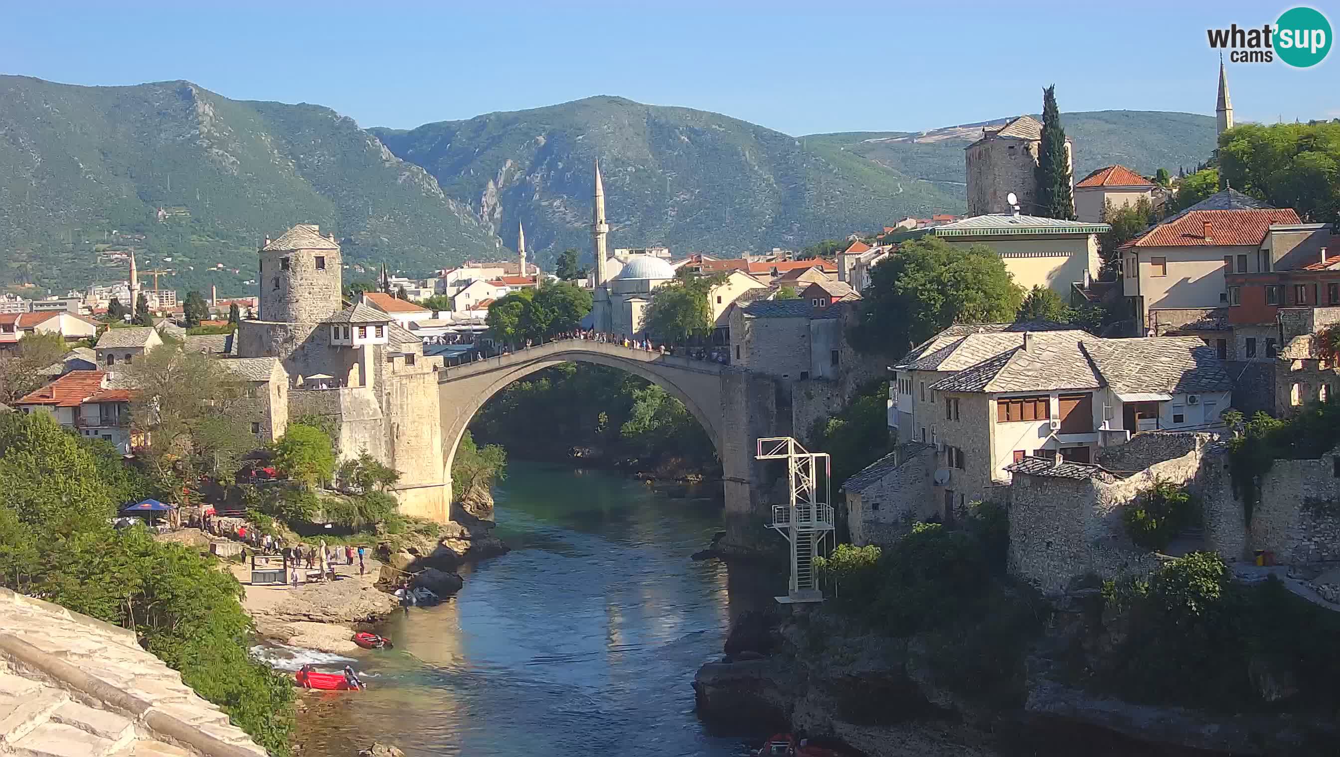 Spletna kamera Mostar – Stari Most in reka Neretva