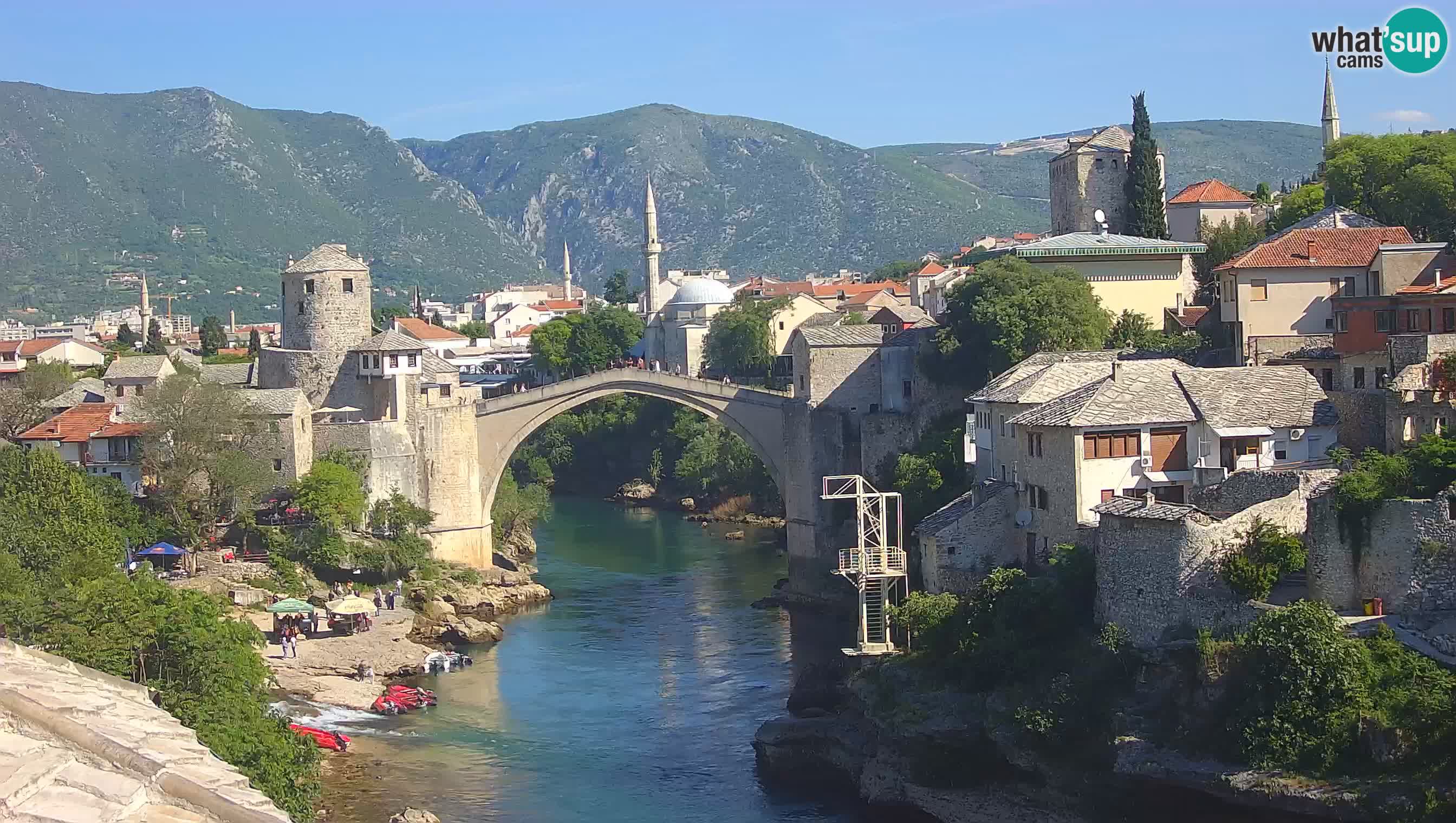 Spletna kamera Mostar – Stari Most in reka Neretva