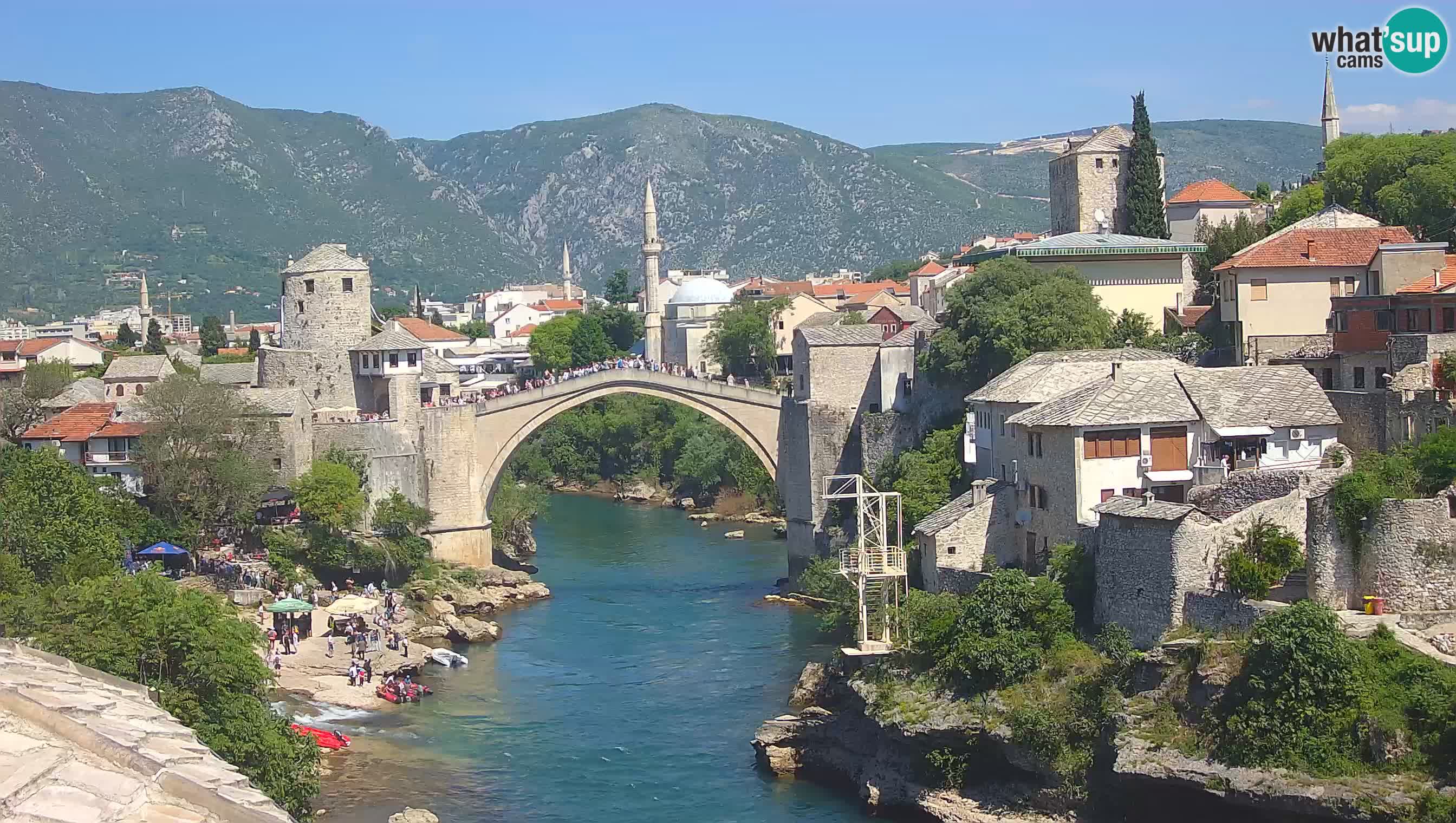 Spletna kamera Mostar – Stari Most in reka Neretva