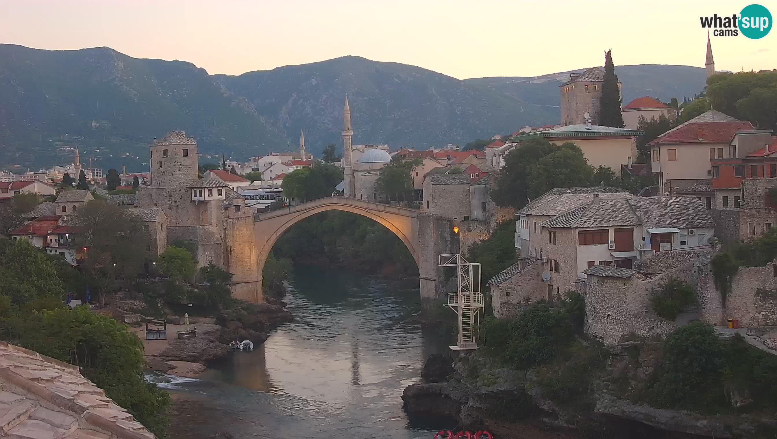 Webcam Mostar – Il Ponte Vecchio sul fiume Neretva