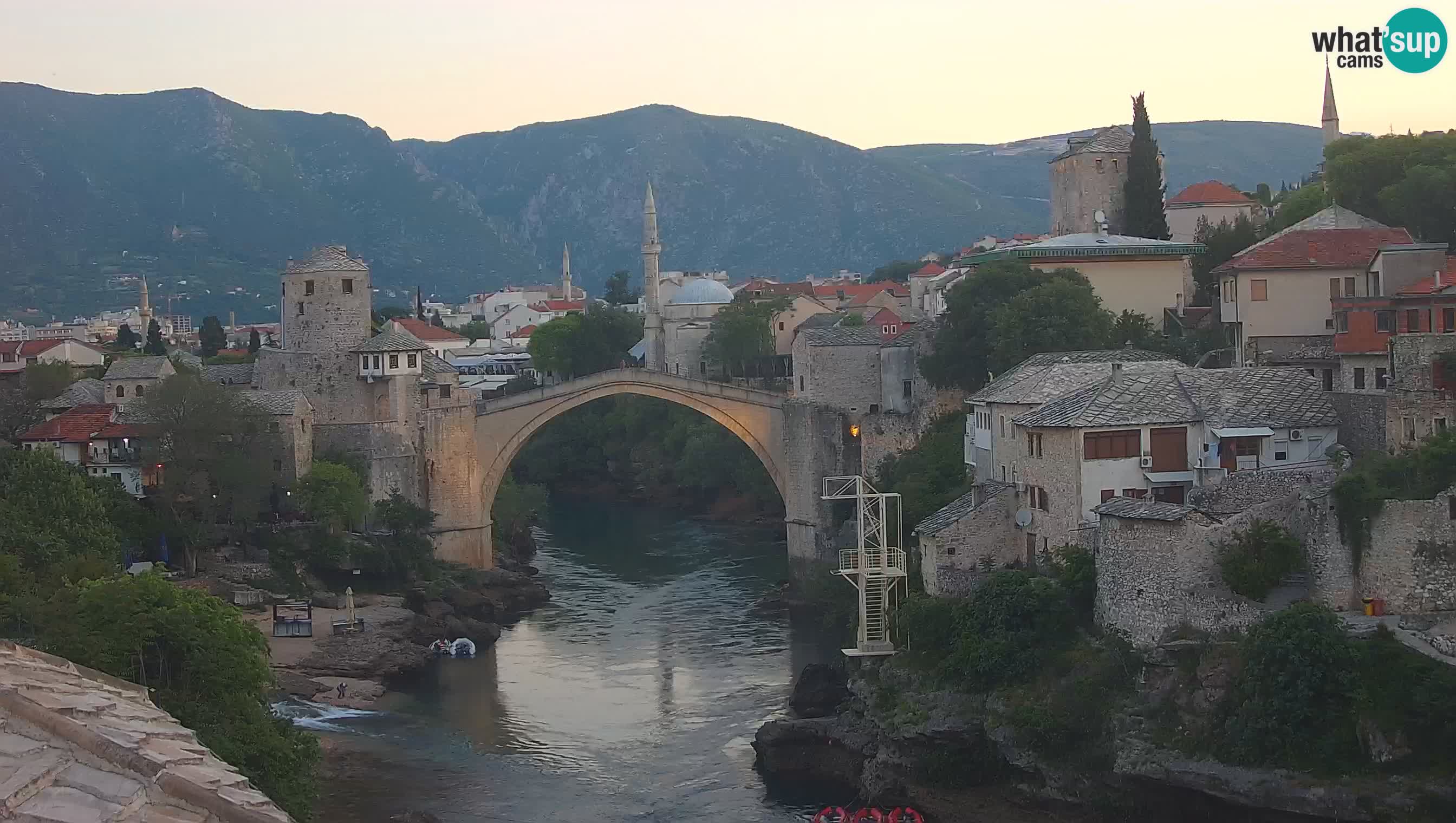 Webcam Mostar – Il Ponte Vecchio sul fiume Neretva