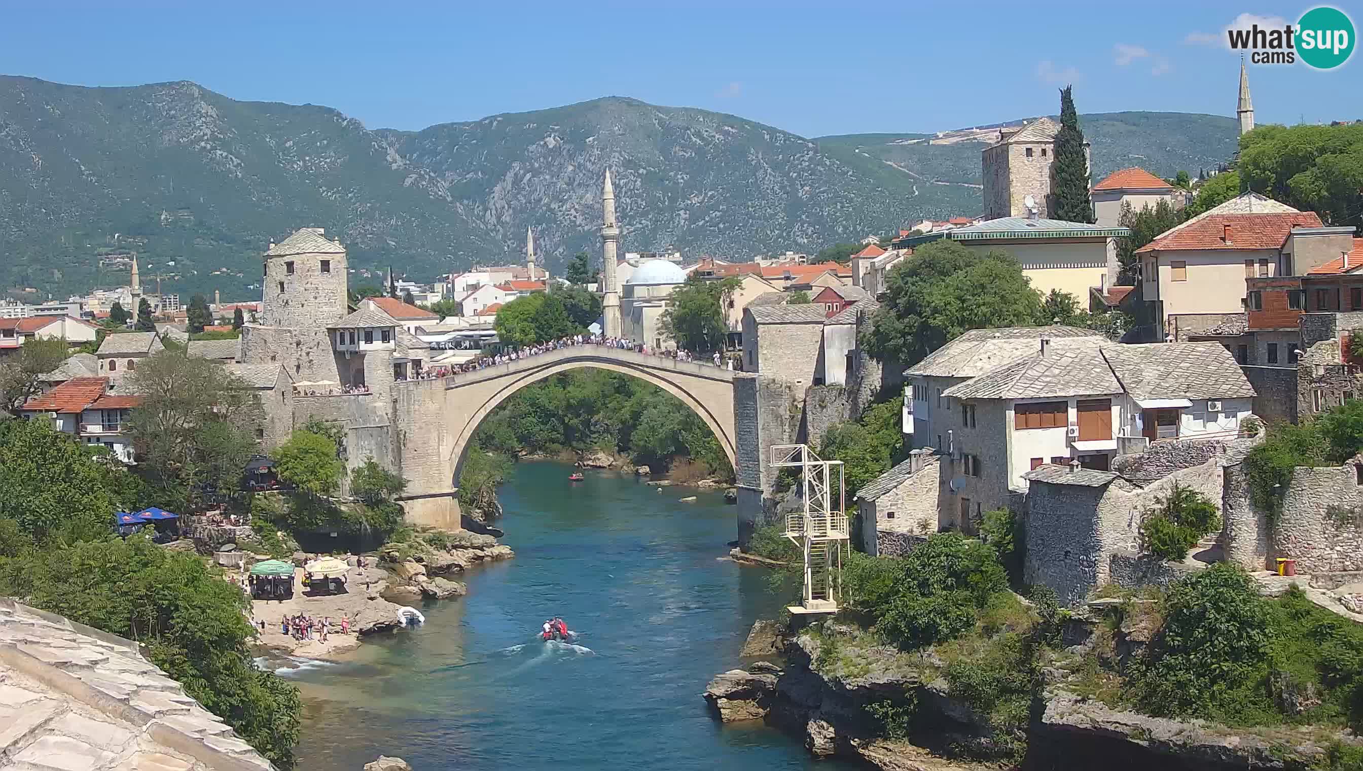 Spletna kamera Mostar – Stari Most in reka Neretva