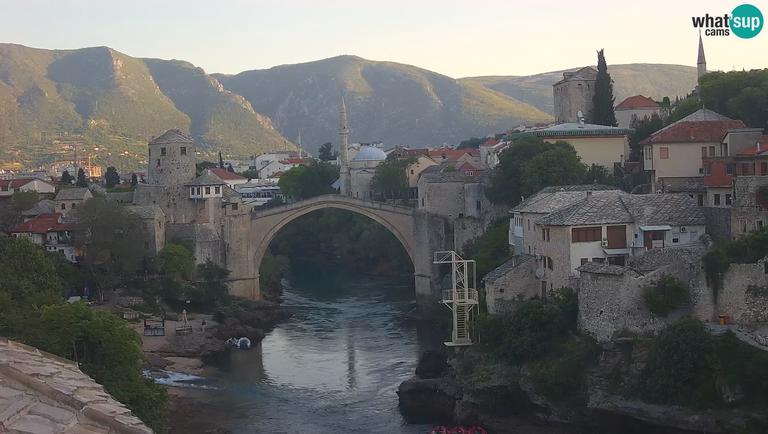 Mostar webcam – LIVE Old Bridge and Neretva river