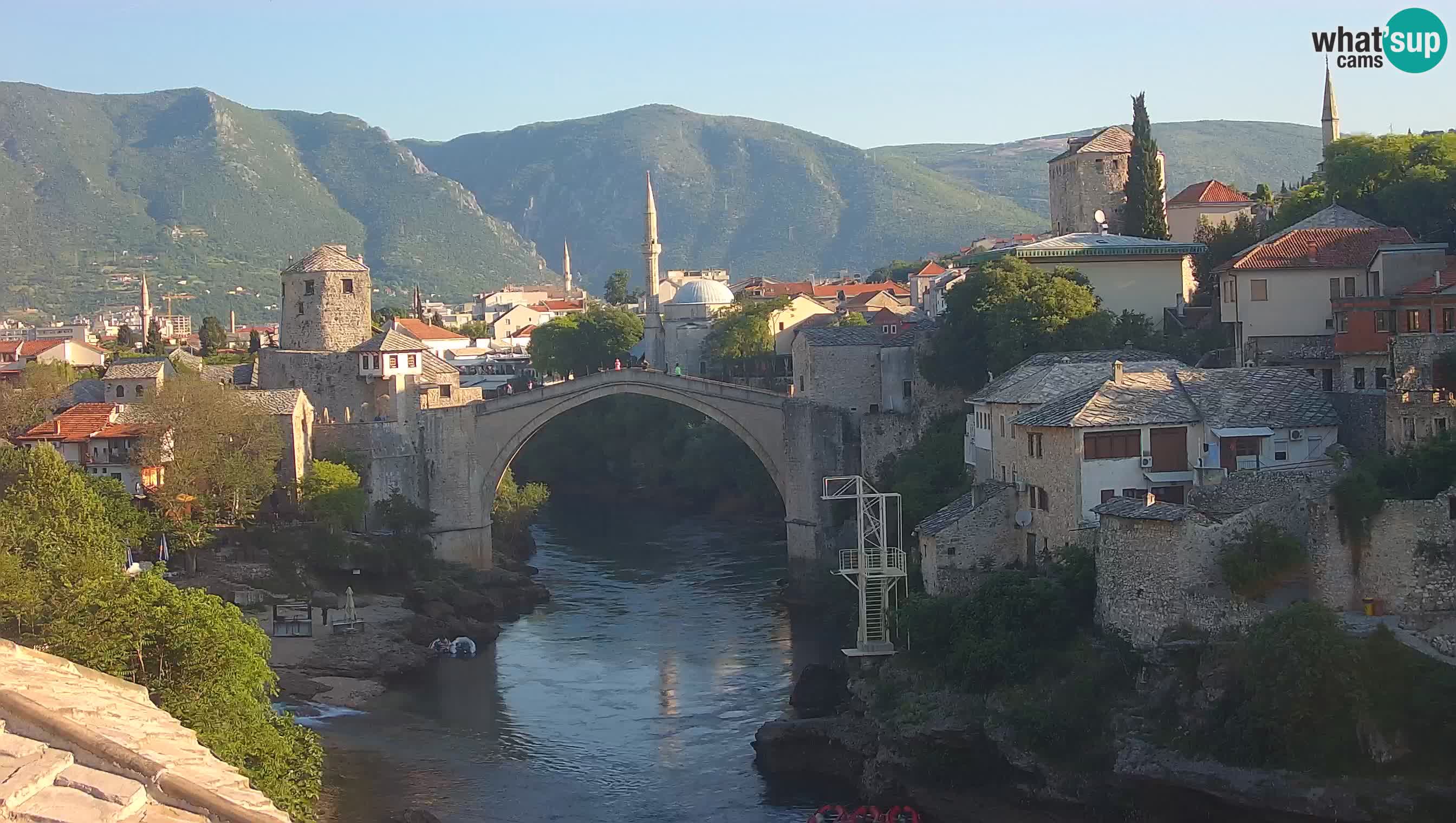 Spletna kamera Mostar – Stari Most in reka Neretva