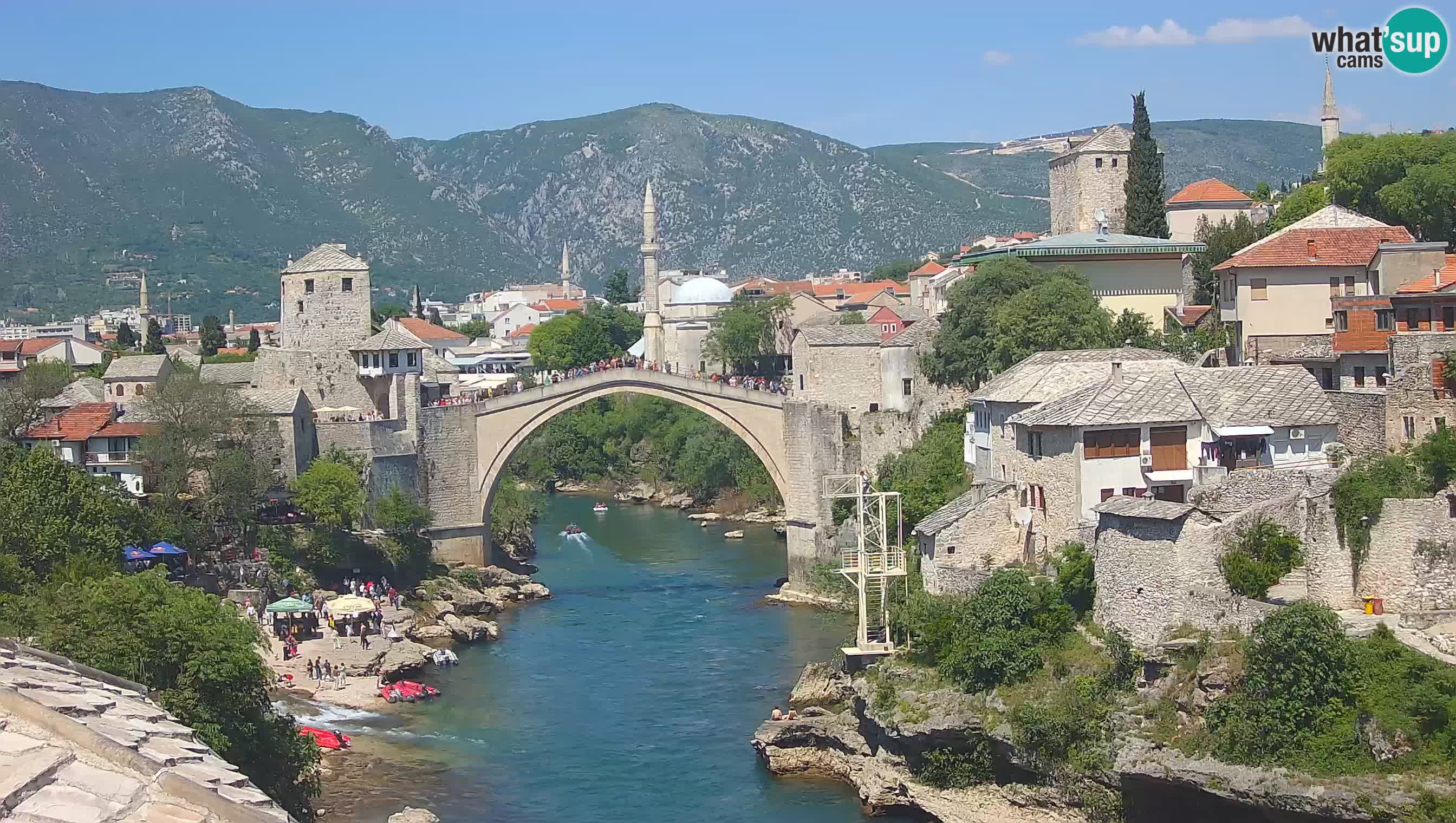 Spletna kamera Mostar – Stari Most in reka Neretva