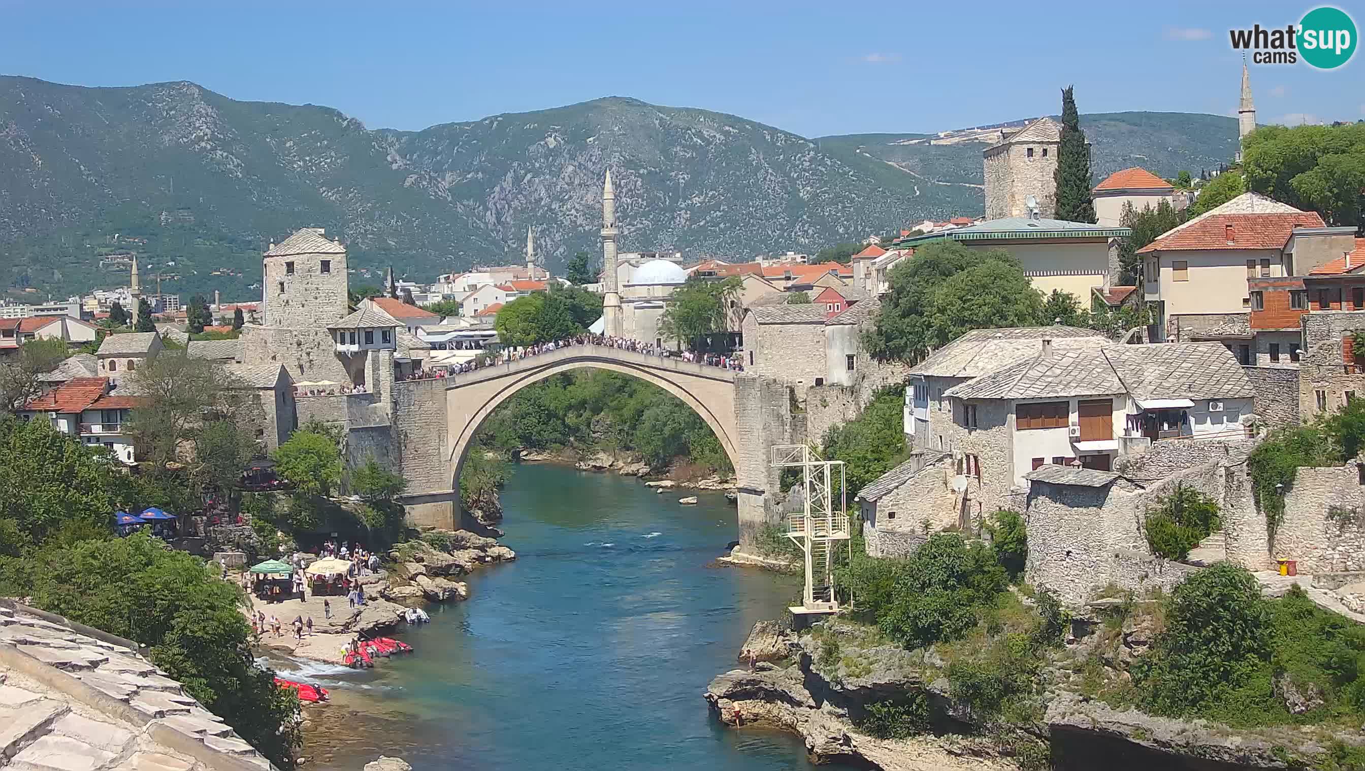 Spletna kamera Mostar – Stari Most in reka Neretva