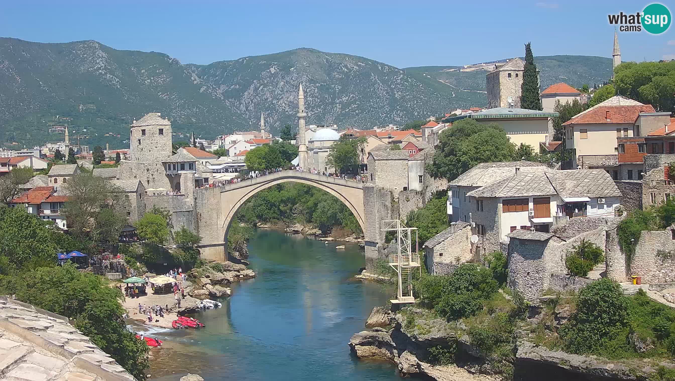 Spletna kamera Mostar – Stari Most in reka Neretva