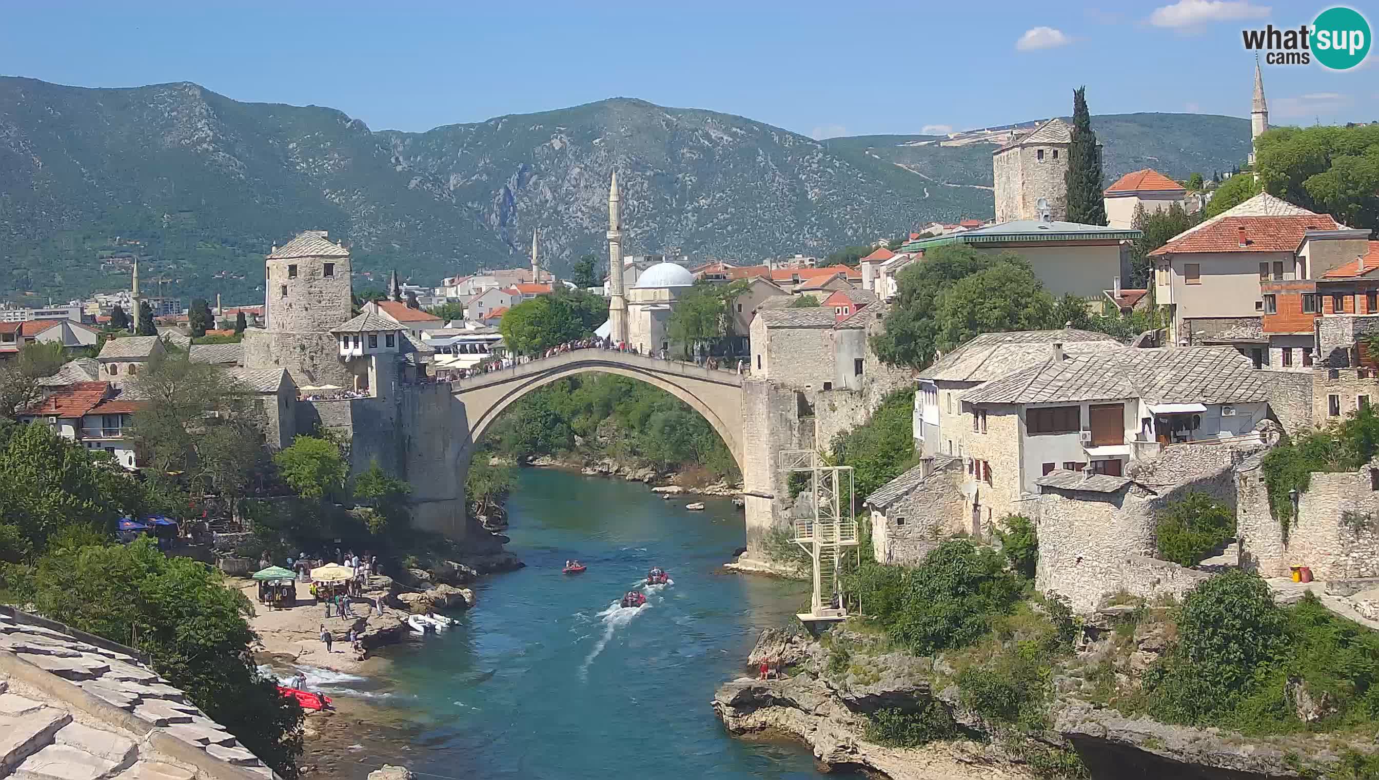 Spletna kamera Mostar – Stari Most in reka Neretva