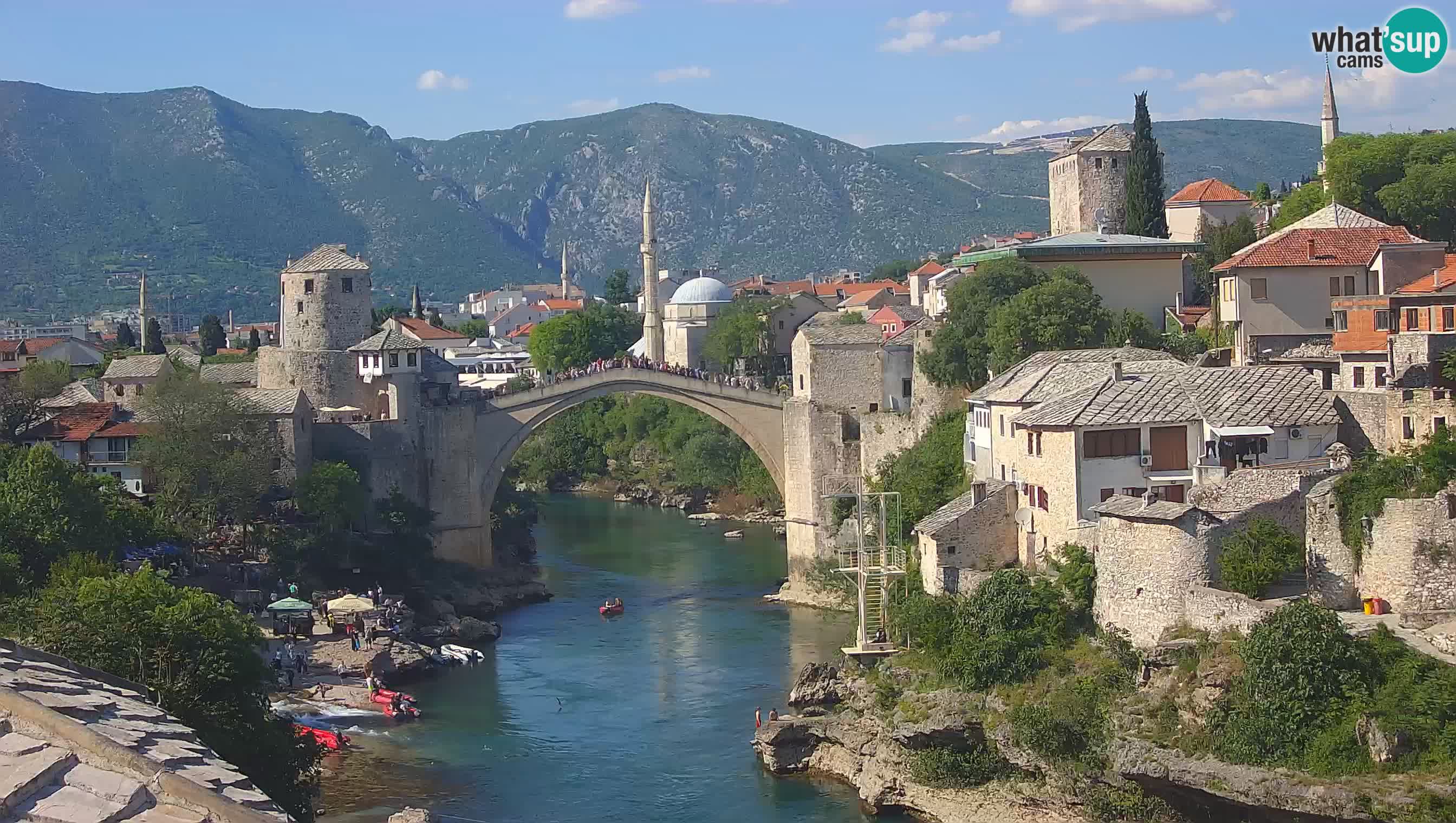 Spletna kamera Mostar – Stari Most in reka Neretva
