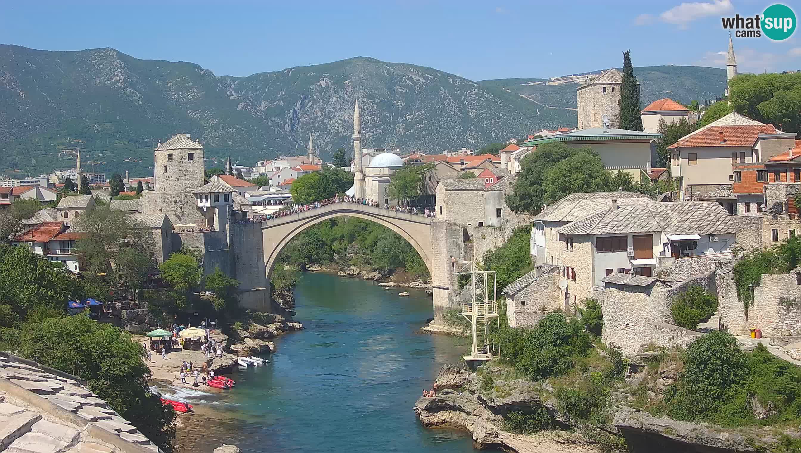 Spletna kamera Mostar – Stari Most in reka Neretva