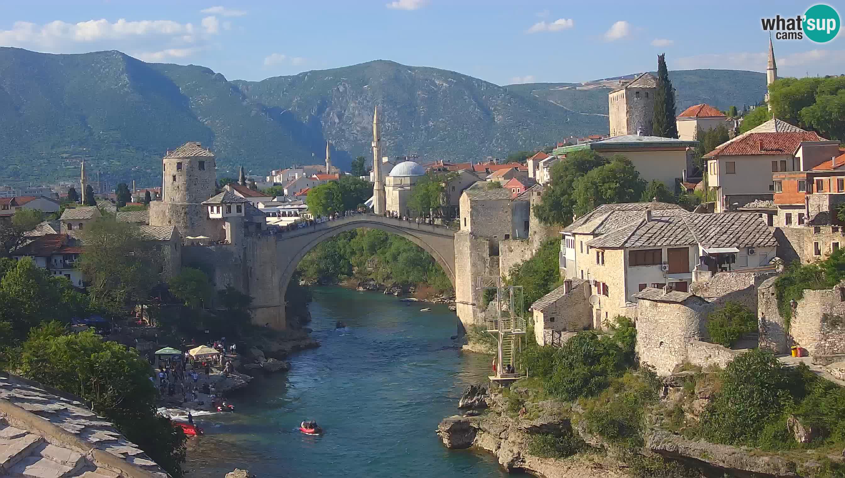 Mostar web kamera – Stari Most i rijeka Neretva – Goa Mostar