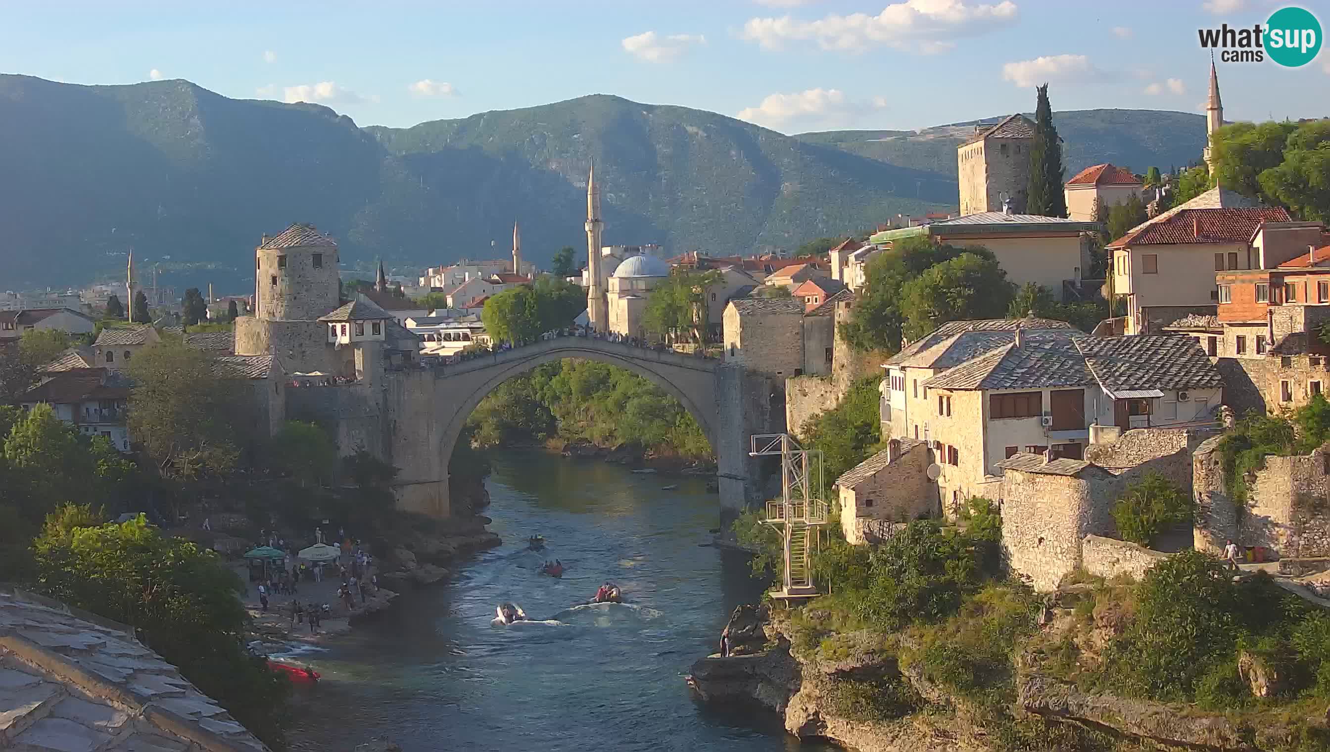 Webcam Mostar – Il Ponte Vecchio sul fiume Neretva