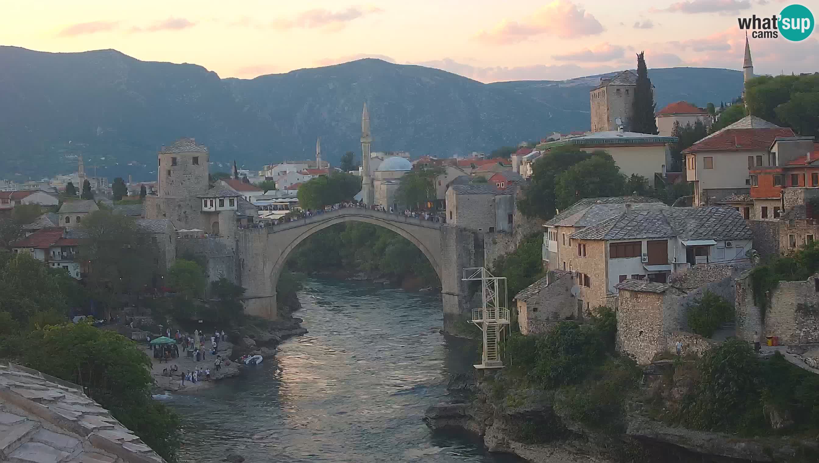 Webcam Mostar – Il Ponte Vecchio sul fiume Neretva