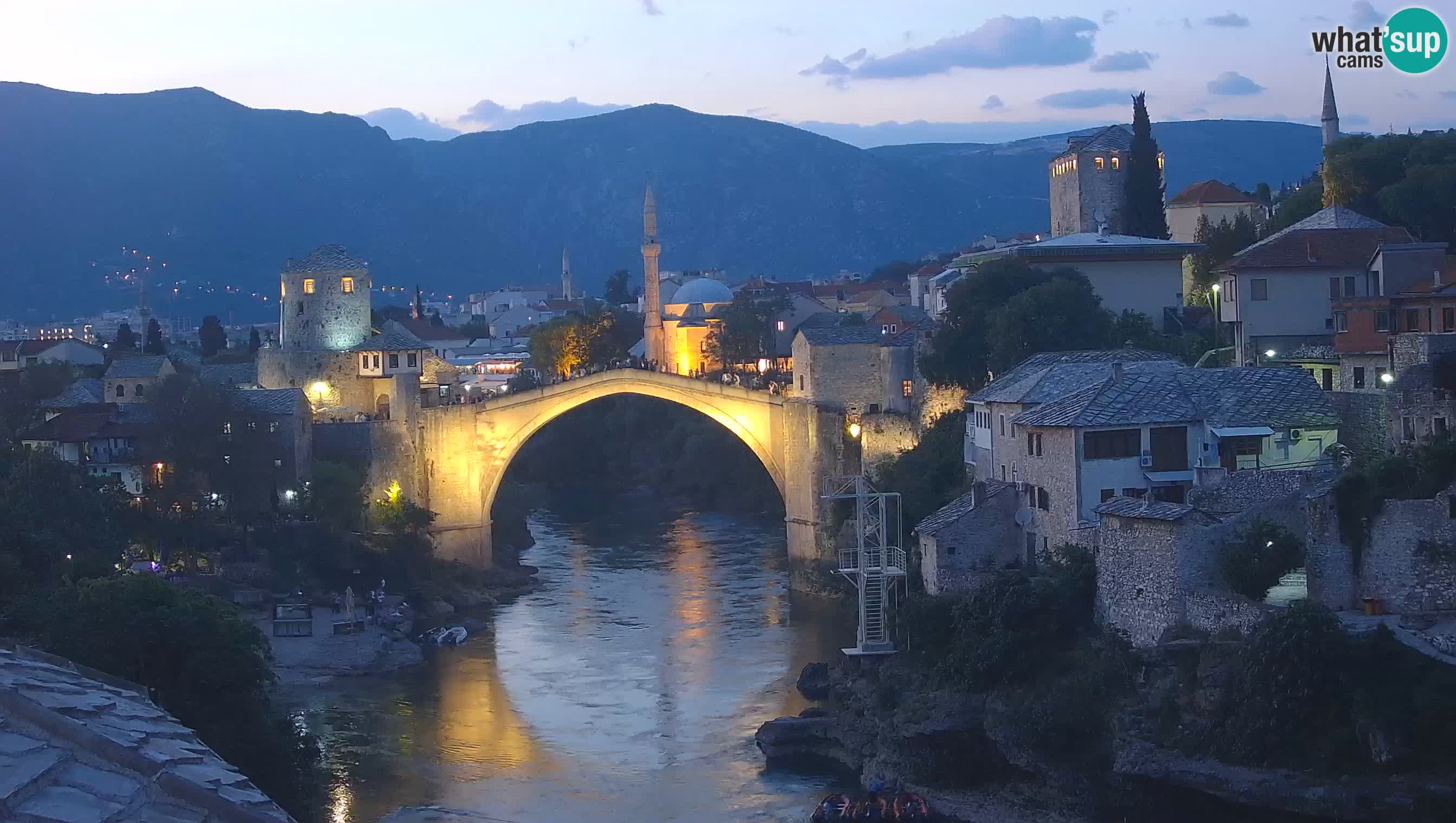 Webcam Mostar – Il Ponte Vecchio sul fiume Neretva