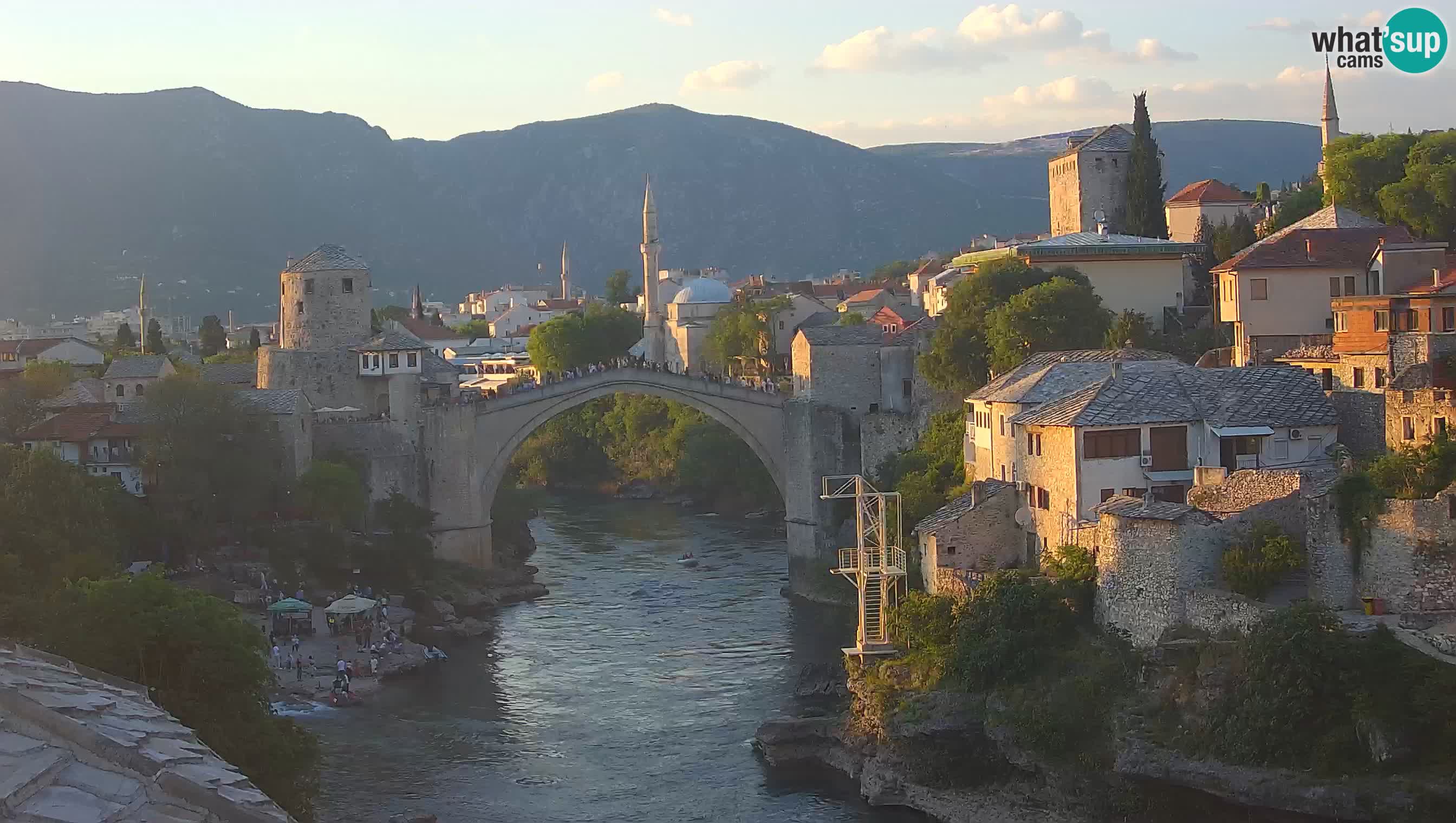 Mostar web kamera – Stari Most i rijeka Neretva – Goa Mostar