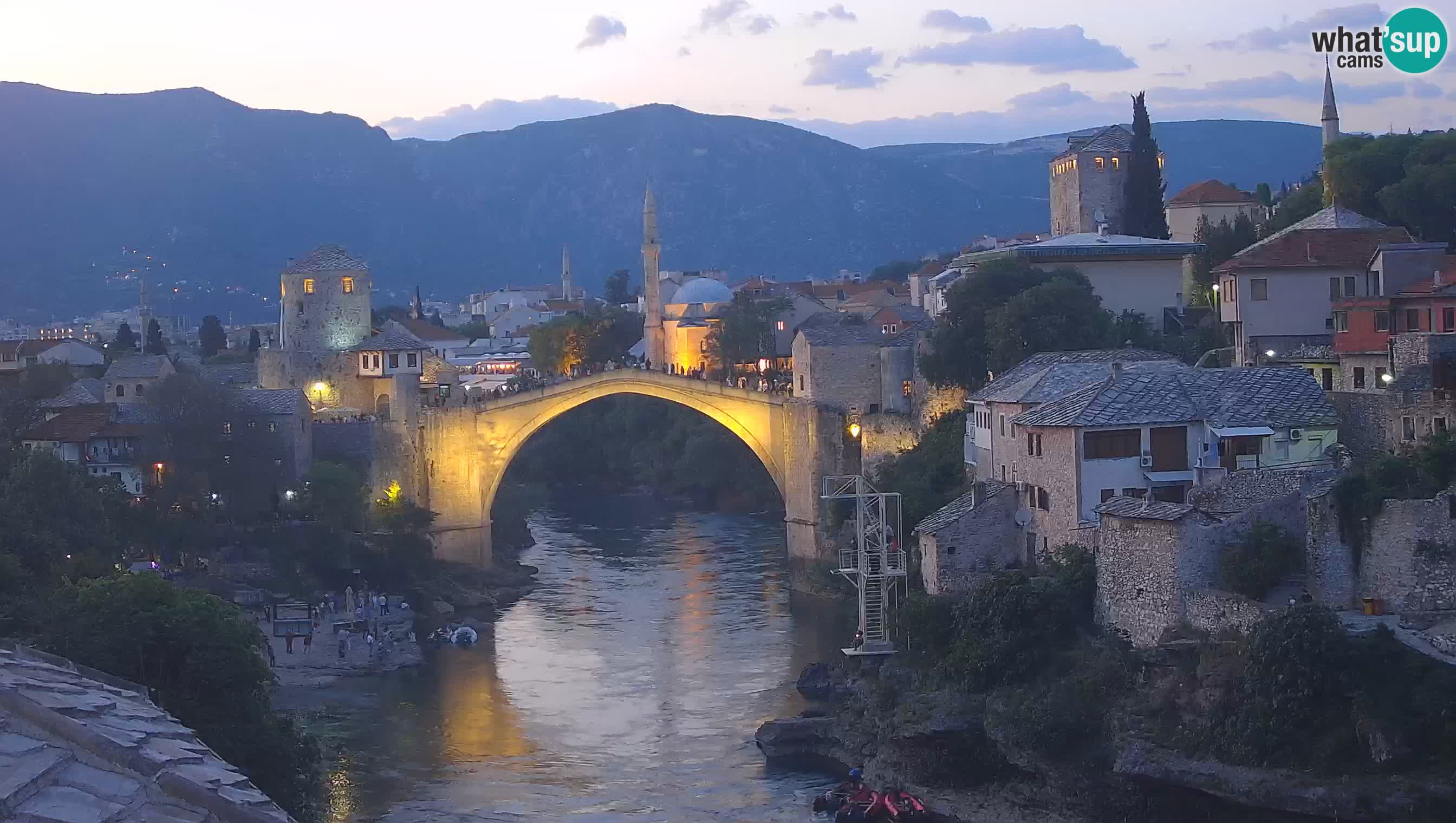 Spletna kamera Mostar – Stari Most in reka Neretva