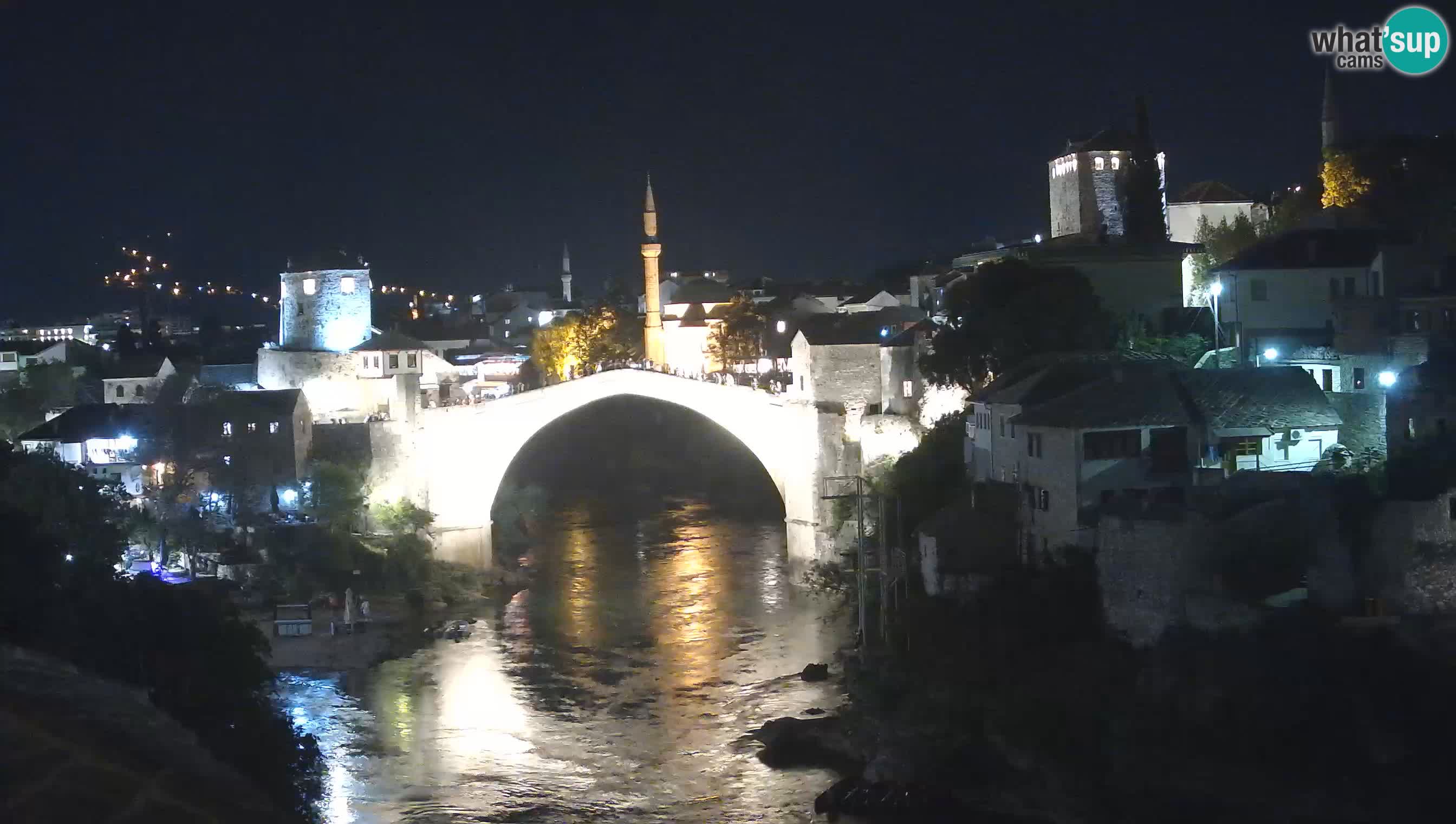Cámara web de Mostar – El Viejo Puente sobre el río Neretva