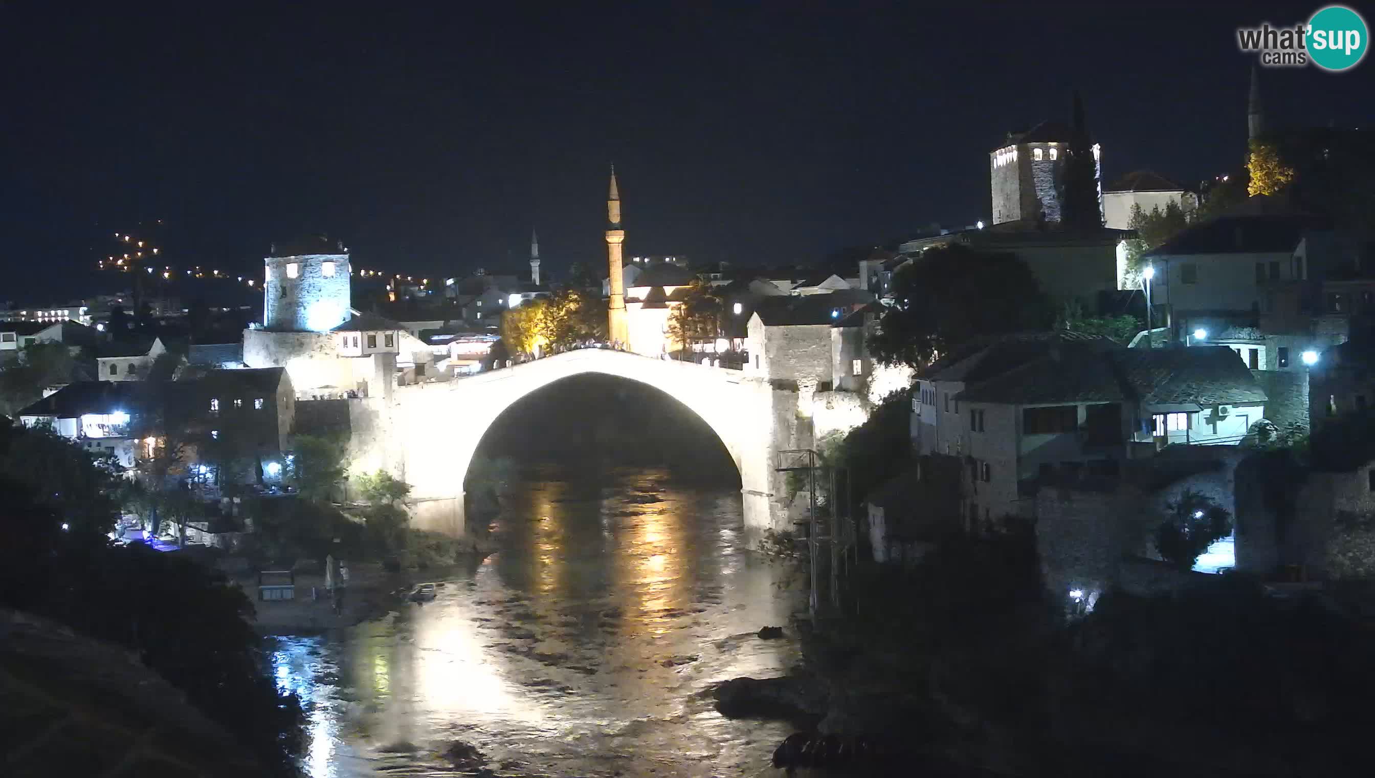 Cámara web de Mostar – El Viejo Puente sobre el río Neretva