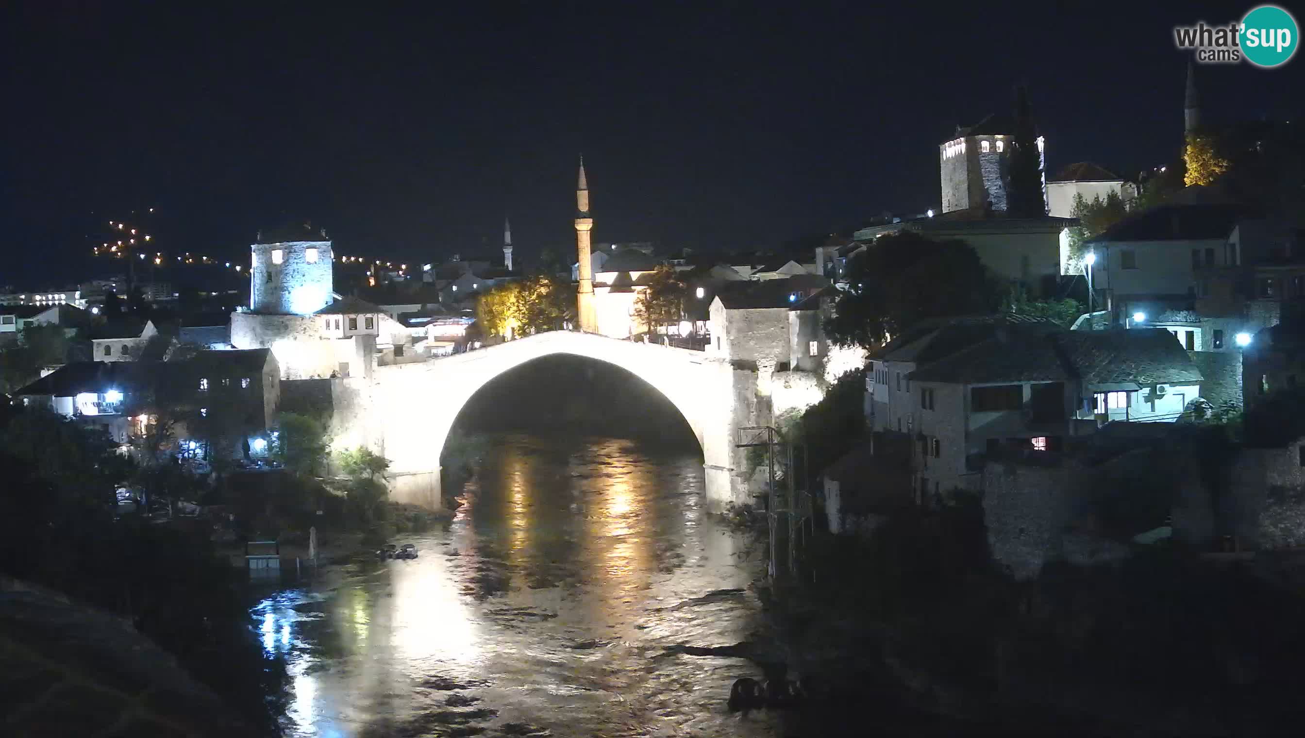 Cámara web de Mostar – El Viejo Puente sobre el río Neretva