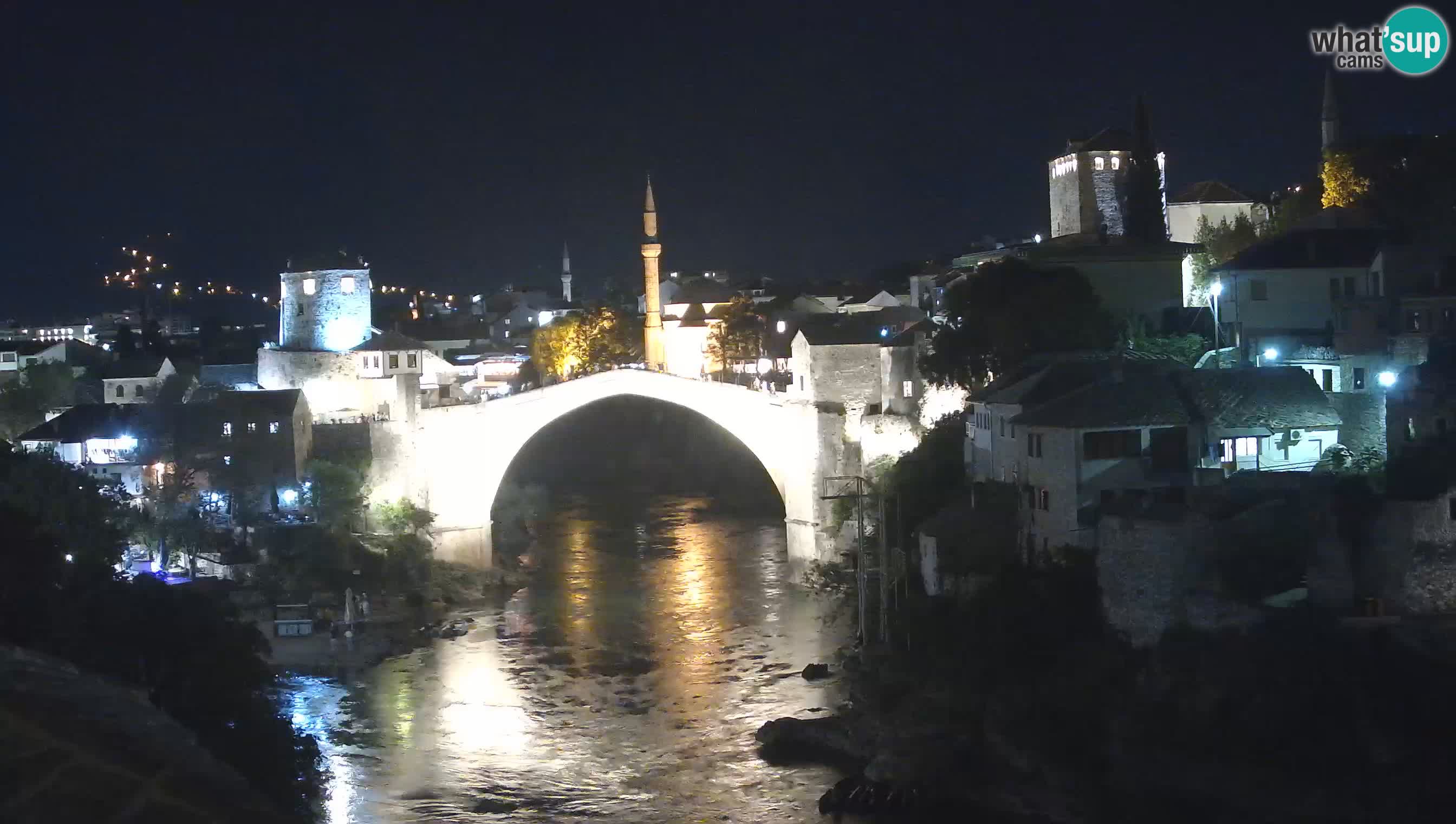 Webcam de Mostar – Le Vieux Pont sur la rivière Neretva